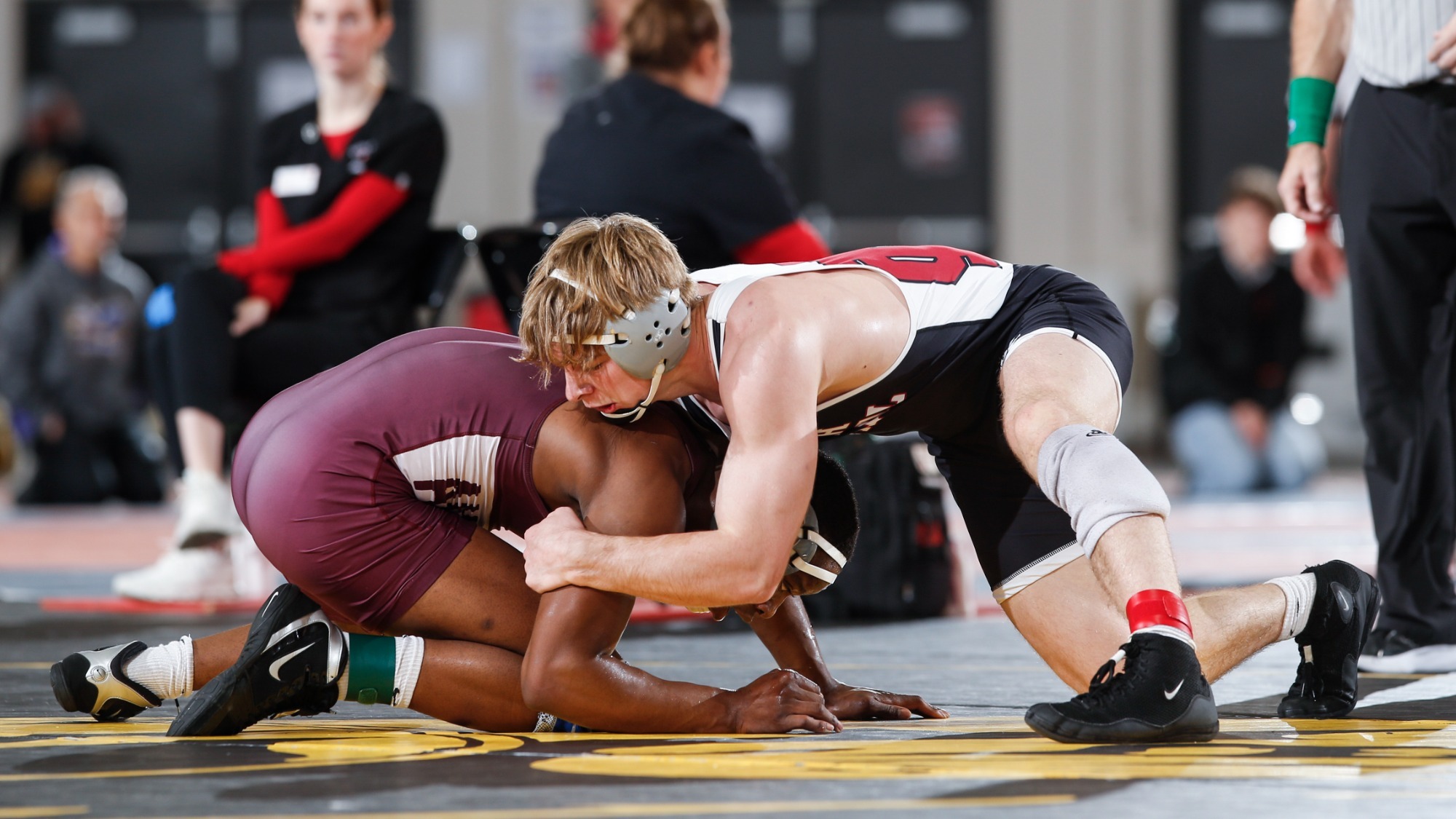 Casey Aikman with control of wrestler