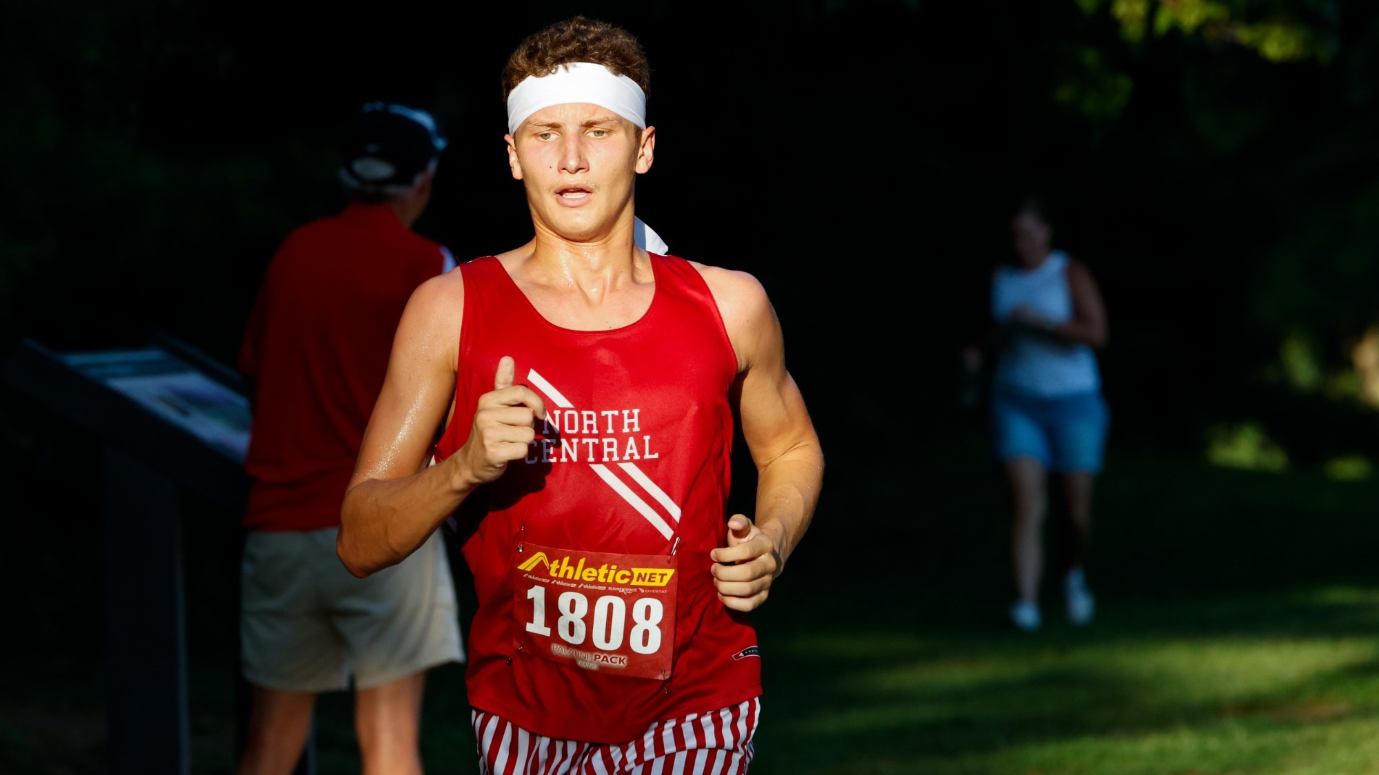 David Hornaday racing the NCCXC Invite