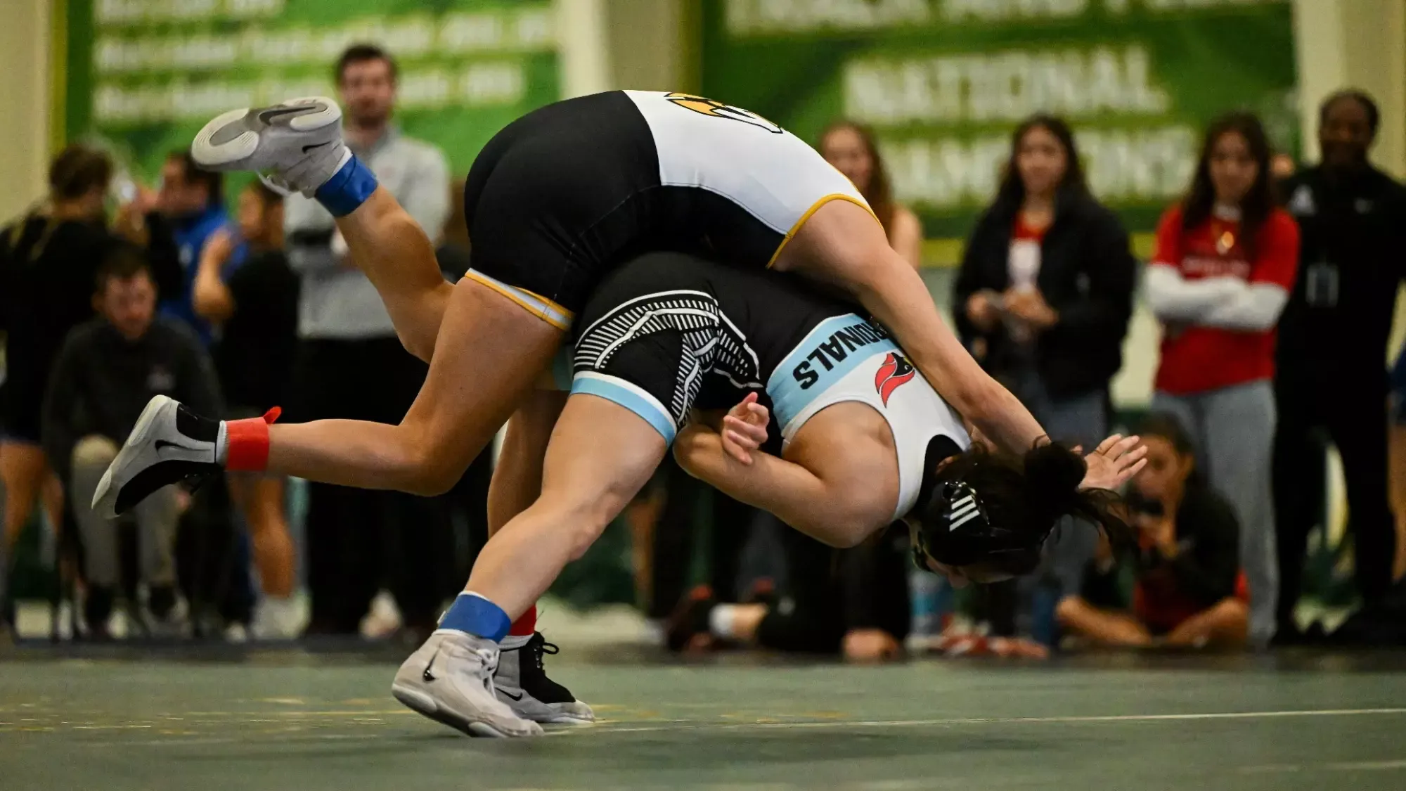 Sara Sterner throws opponent at NCAA Regional Championships