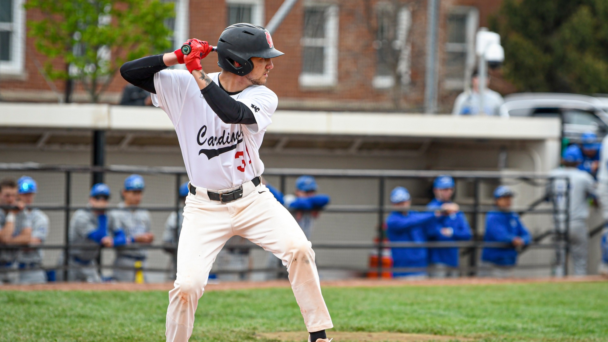 Payton Diaz getting ready to swing the bat against an incoming pitch