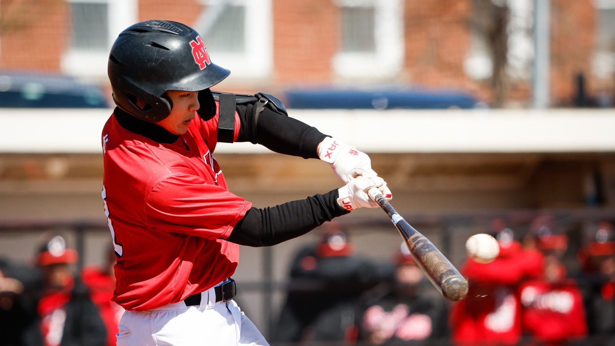 Yuhki Yamada hitting a baseball vs Carthage