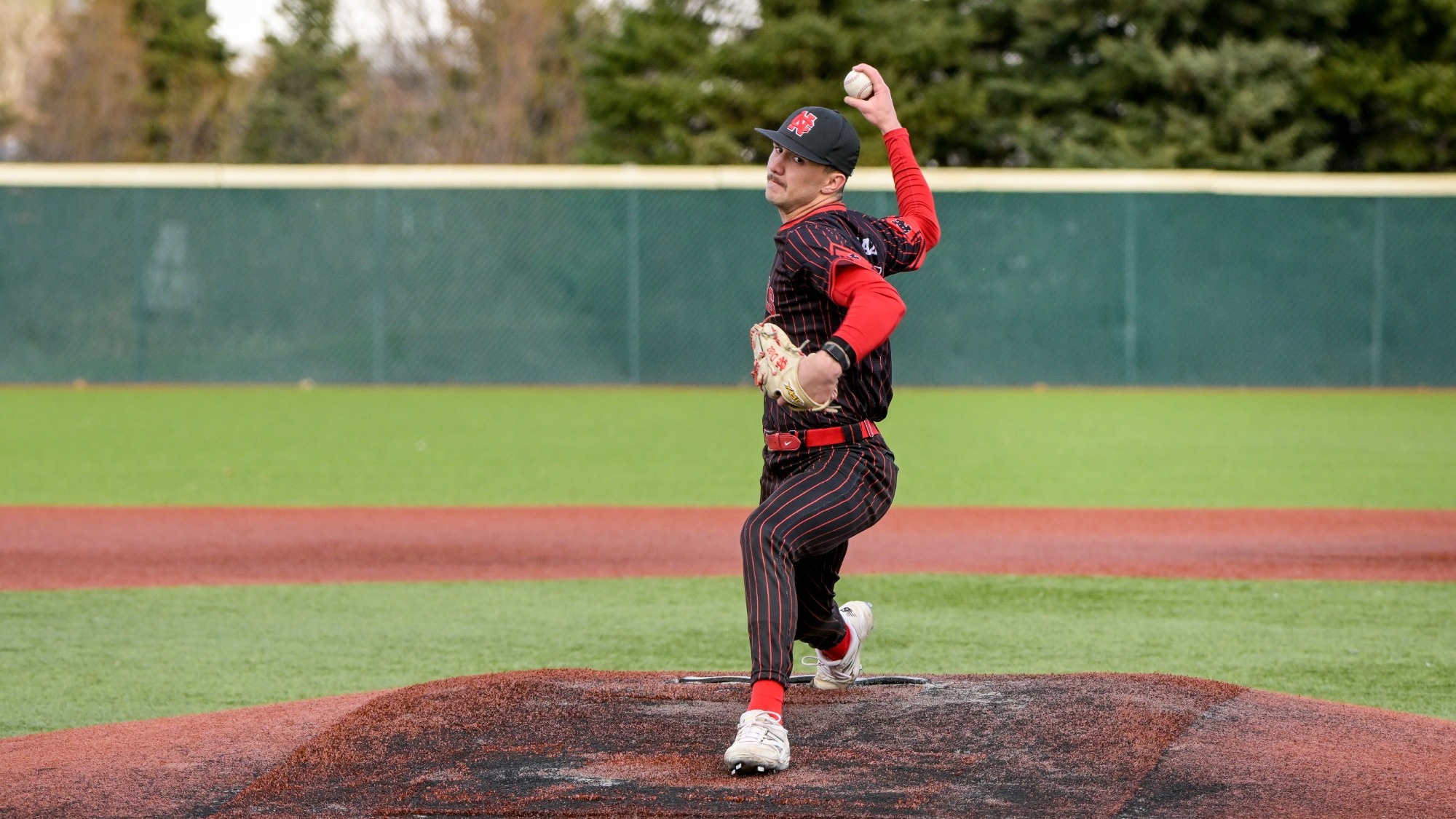 Payton Diaz pitching vs Baldwin Wallace