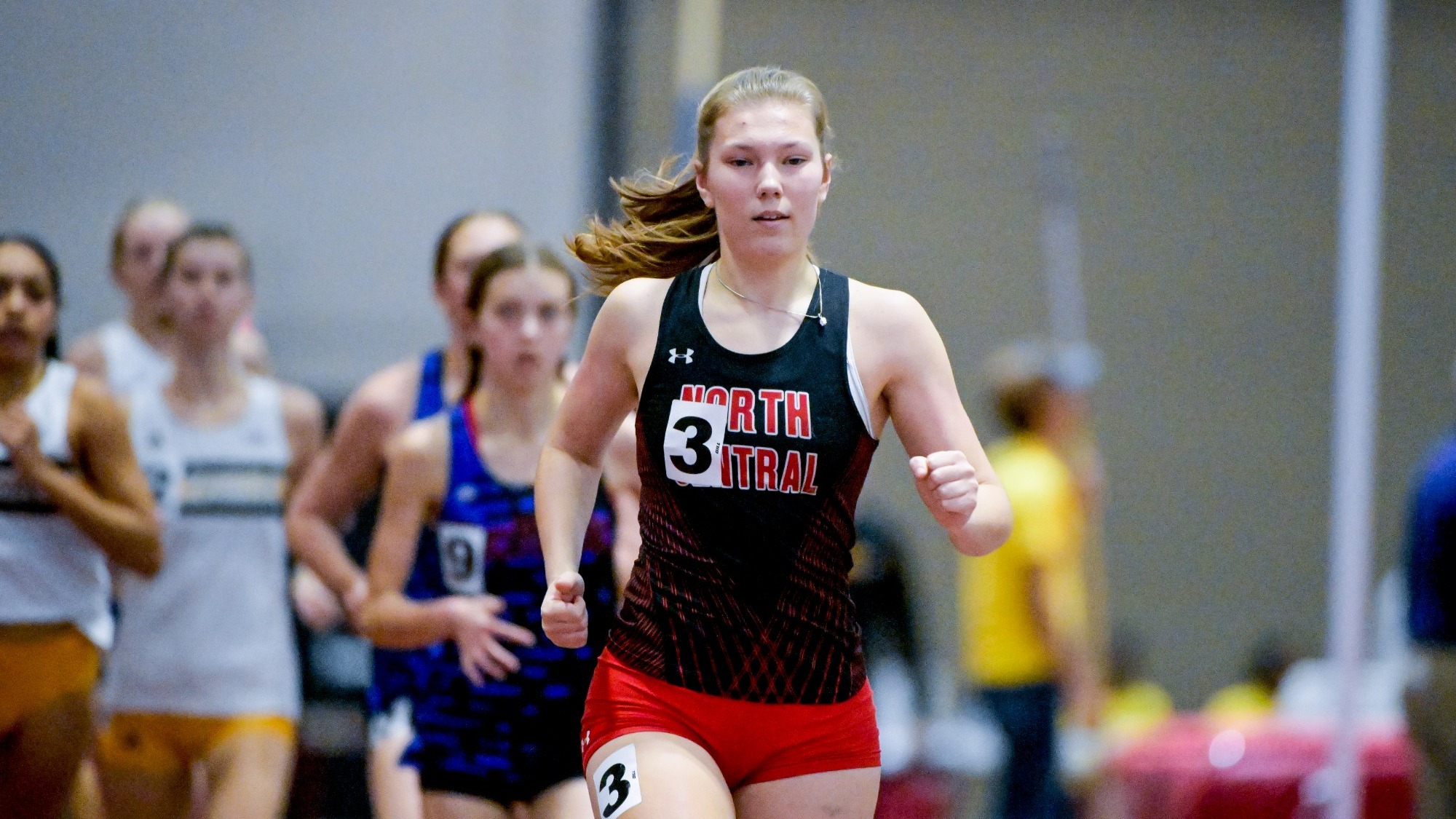 Dylan Moeller running at the North Central Invite
