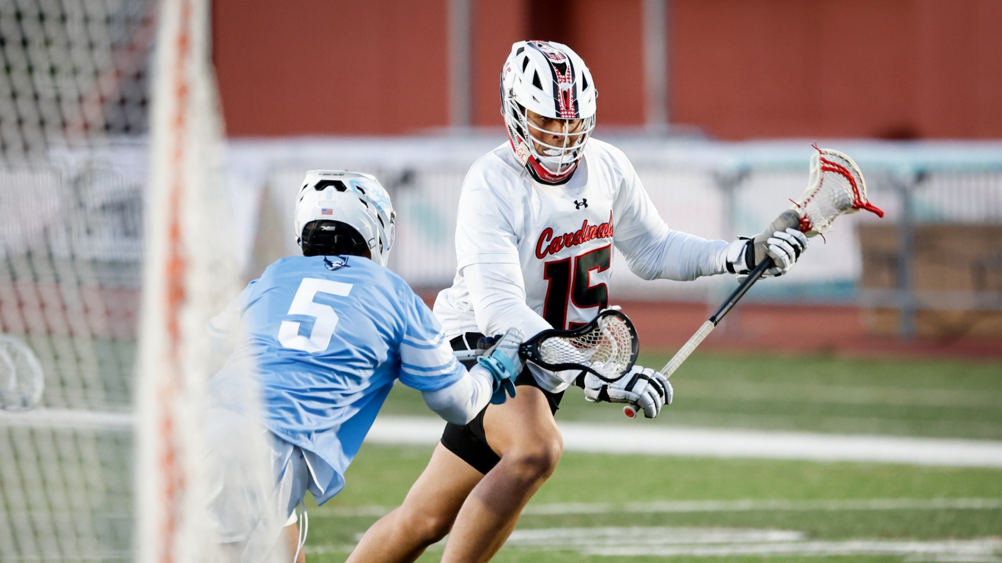 Chase Odom looks to take a shot on goal