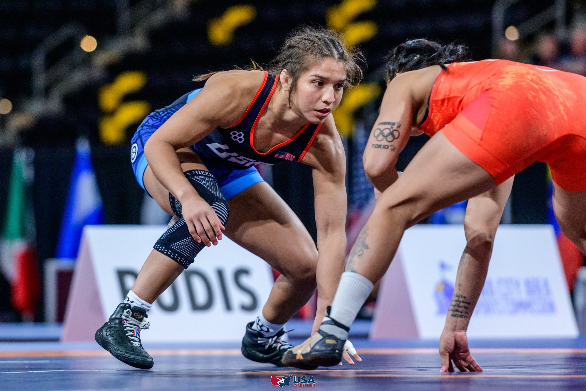 57kg WW - Amanda Martinez (USA) df. Bertha Daniela Rojas Chavez (MEX) from the 2026 Pan Am Championships Day 2 finals at the Xtreme Arena in Coralville, IA, USA on Friday, May 8, 2026. Photo by © 2026 Tony Rotundo/USA Wrestling. ALL RIGHTS RESERVED