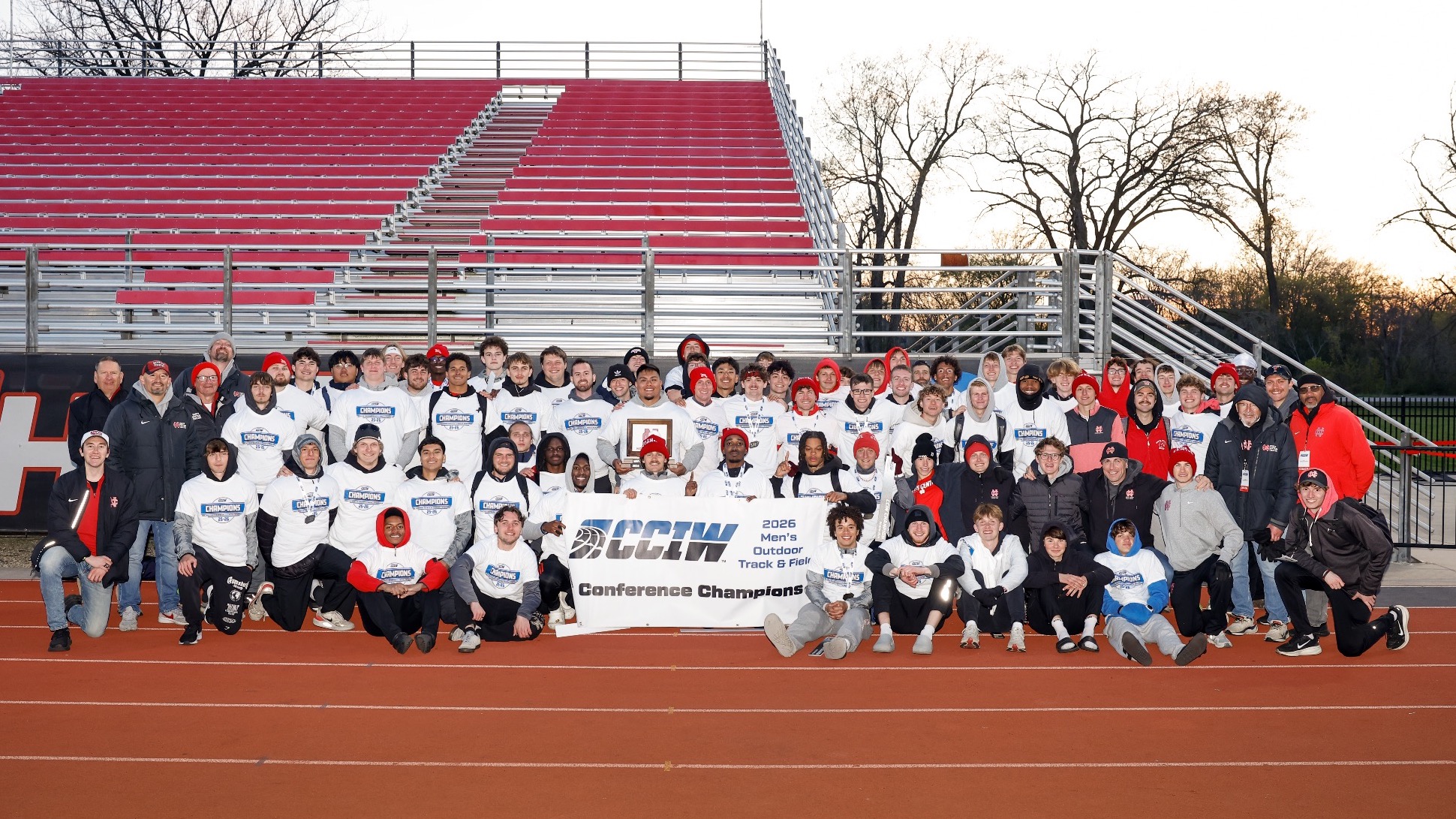 Men's Track & Field Team Wins 2026 CCIW Championships