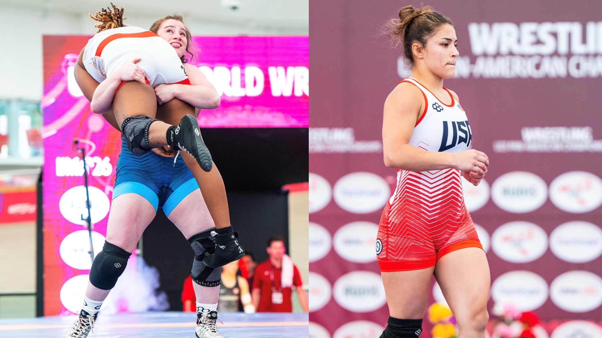 Taylor Graveman (left) and Sara Sterner compete for Team USA at Pan American Championships