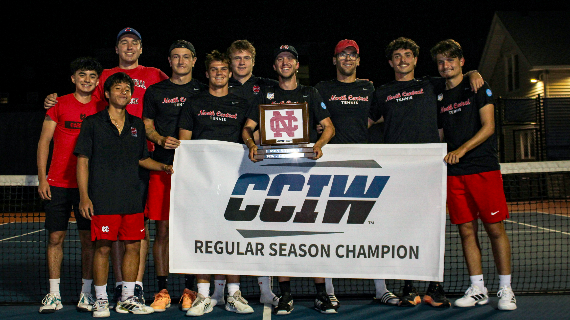 2026 Men's Tennis CCIW Championship Team Photo