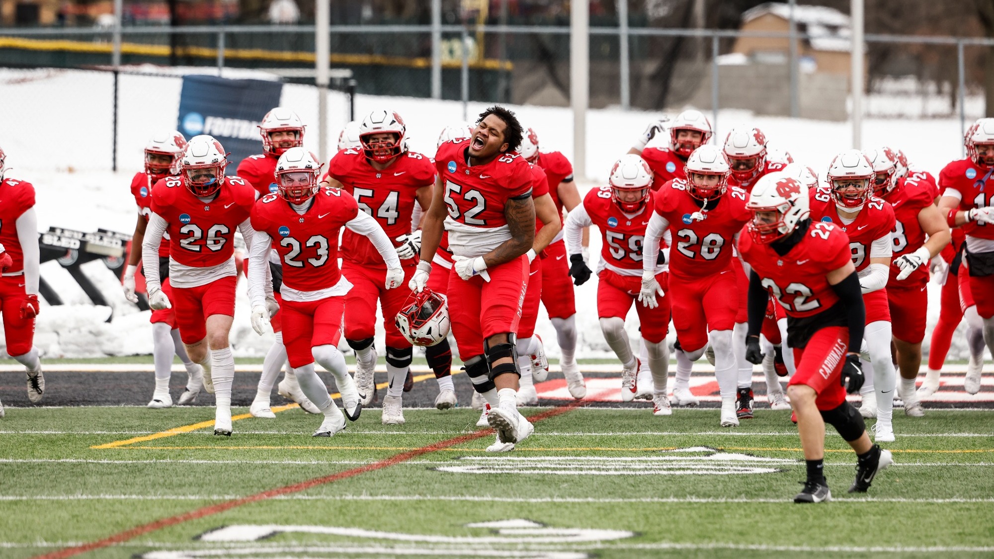 NCC Football running out to begin game