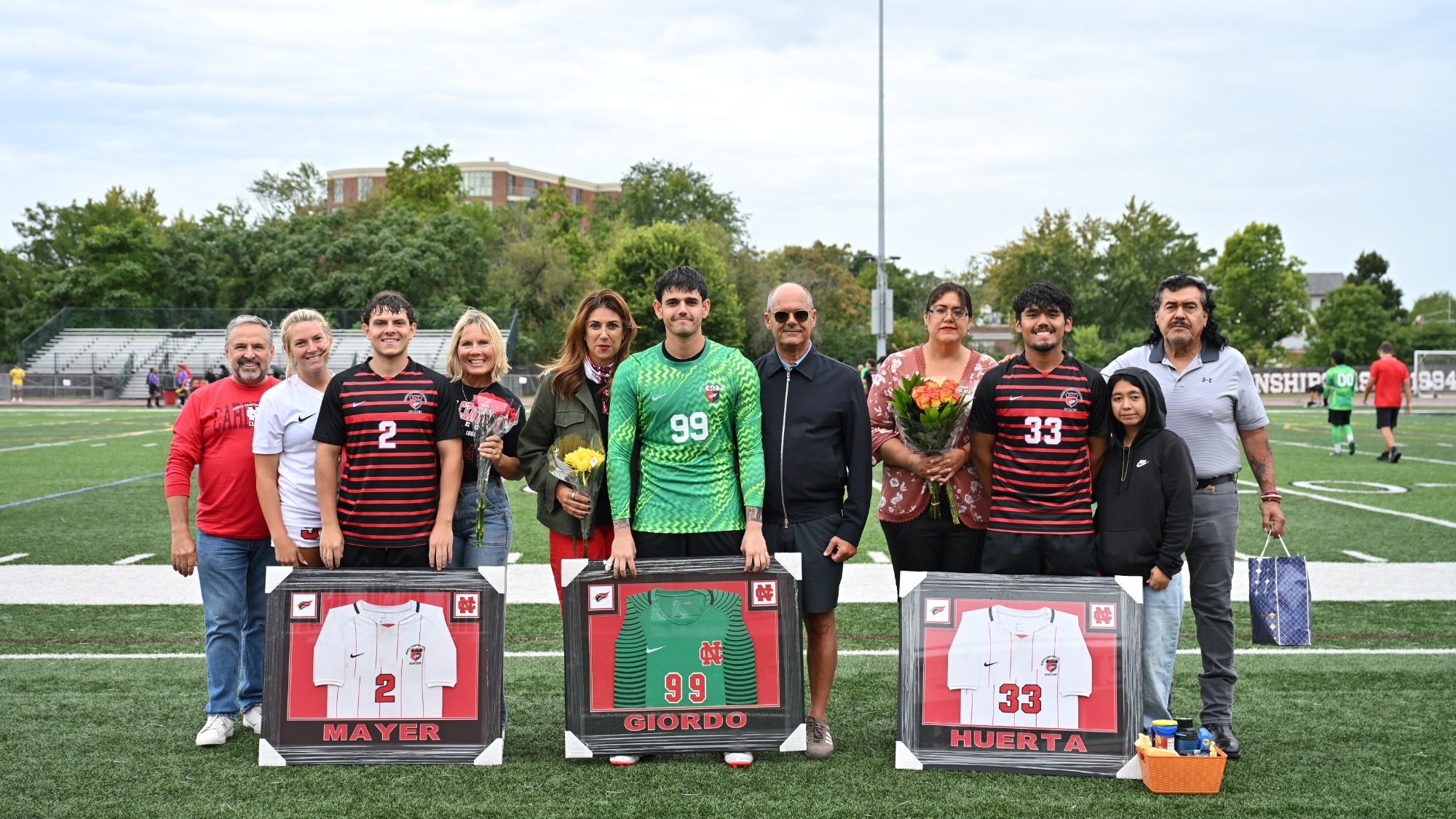 The North Central College men's soccer team honored their seniors on Sept. 13, 2026 against Nebraska Wesleyan Unviersity.