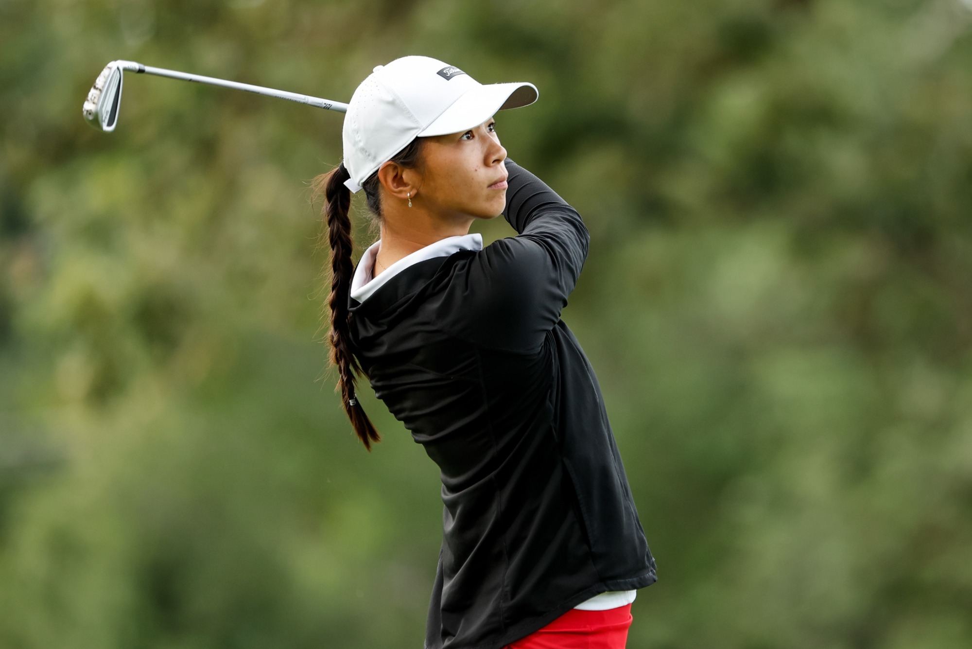 Anna Meinhart Golf Shot with an Iron