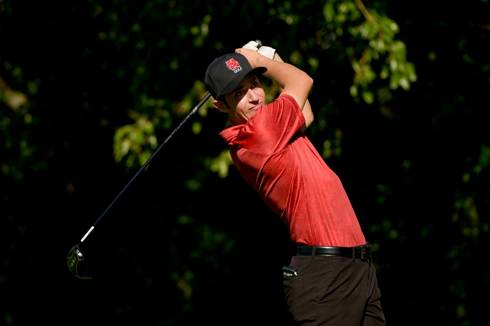Wheaton Men Golf Tee Shot