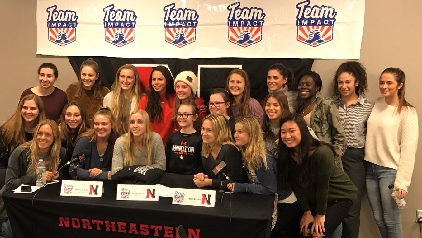 Women's soccer Caeleigh Brown from Team IMPACT Northeastern
