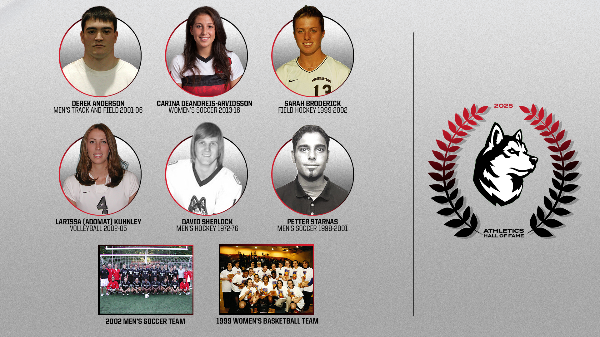 2025 Northeastern Athletics Hall of Fame