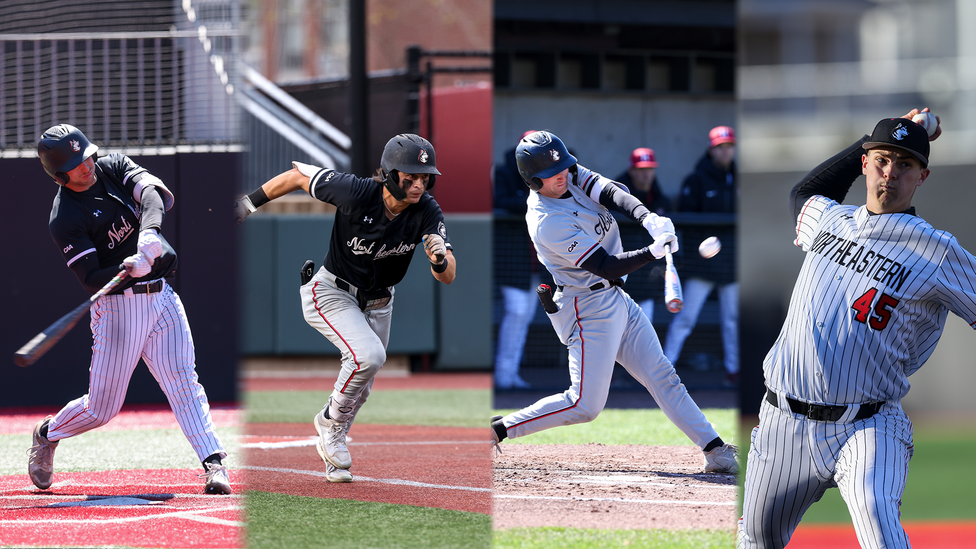Harrison Feinberg, Ryan Gerety, Matt Brinker, and Andrew Wertz all earned All-CAA First Team honors