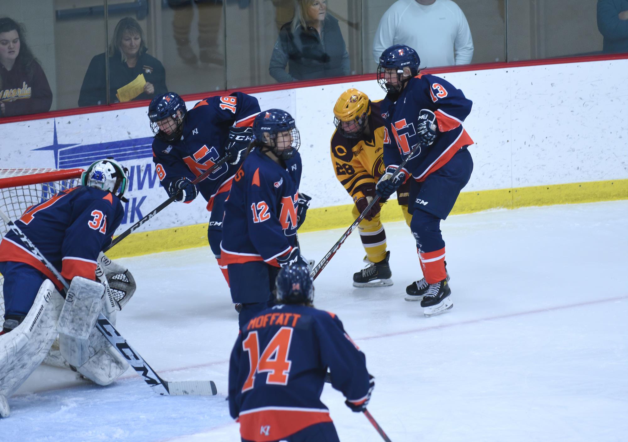 Superior Skates Past LumberJills in 20 Loss Northland College Athletics