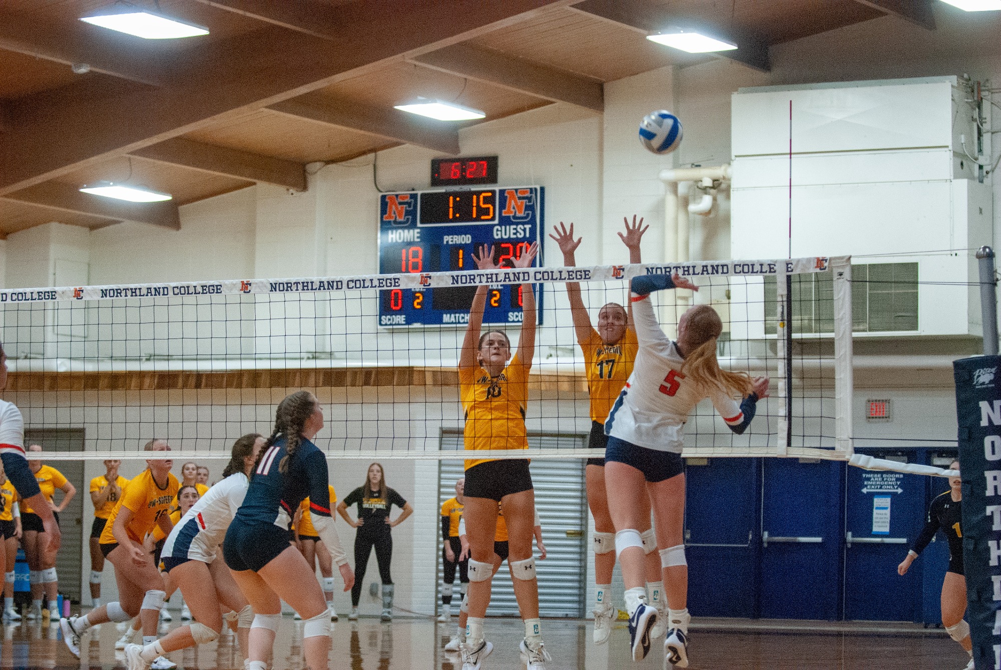 No. 4 Eagles top LumberJills in three sets Northland College Athletics