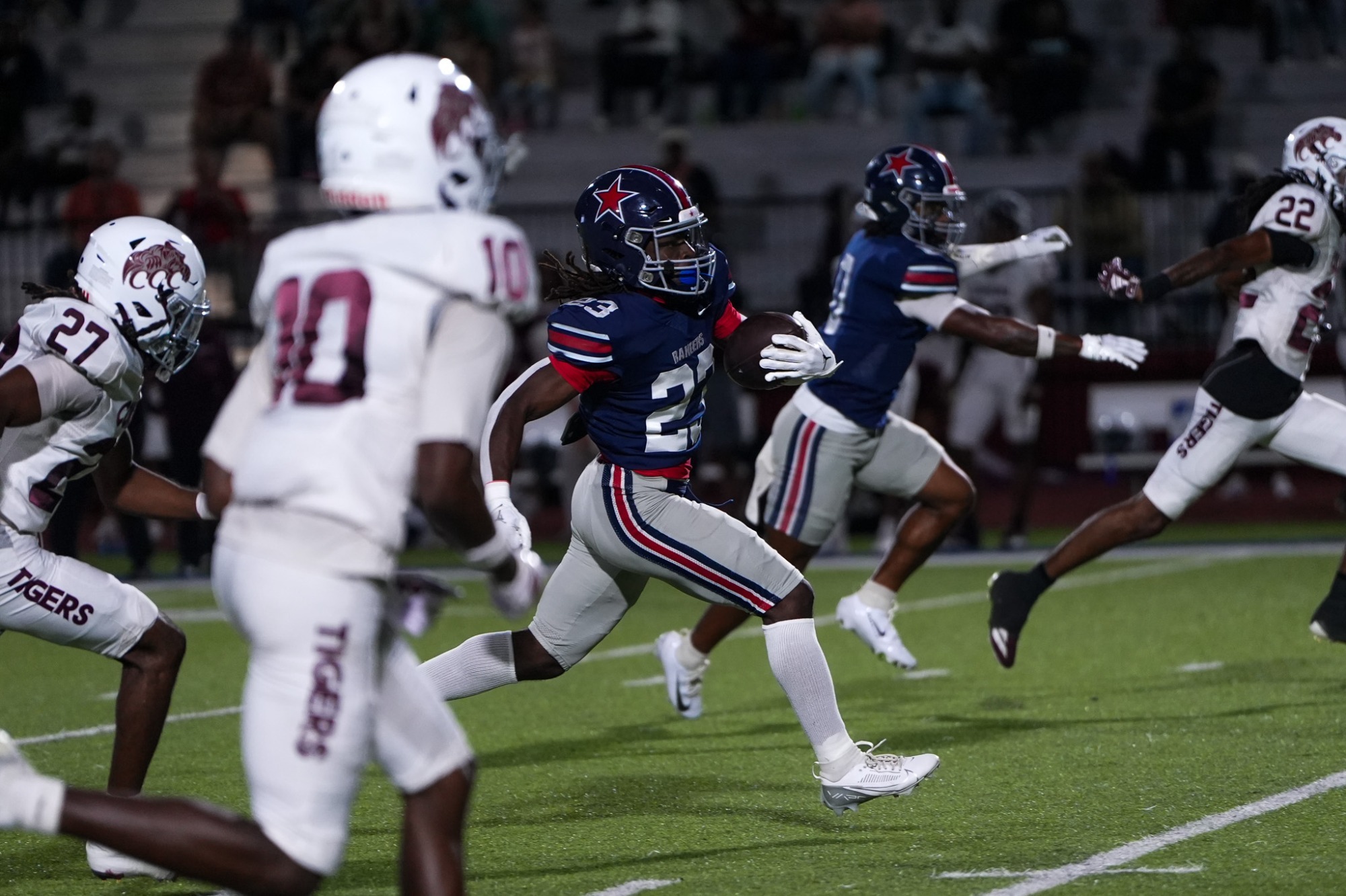 Sisa with a big play over Coahoma