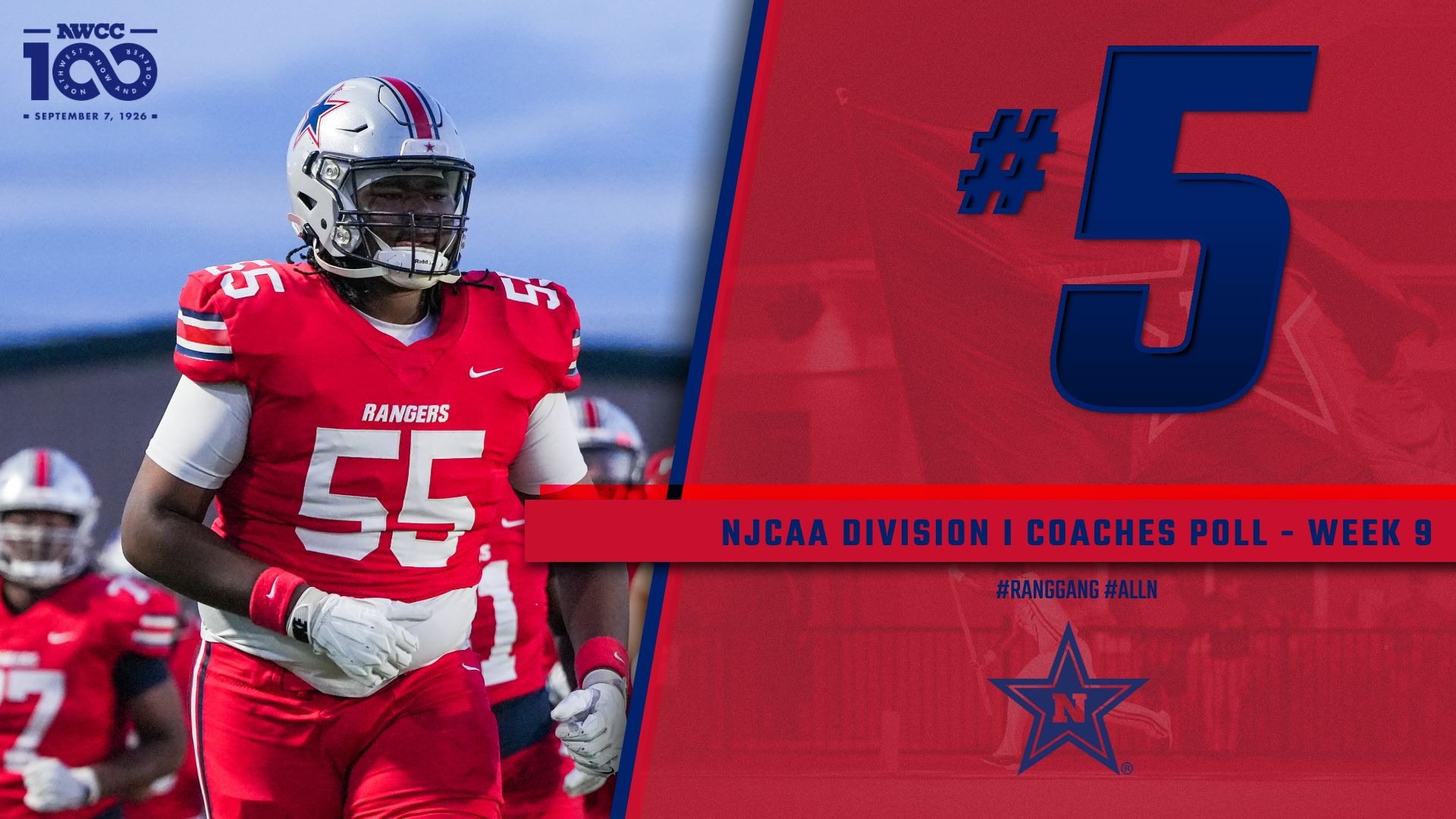 Football moves up to fifth in the rankings