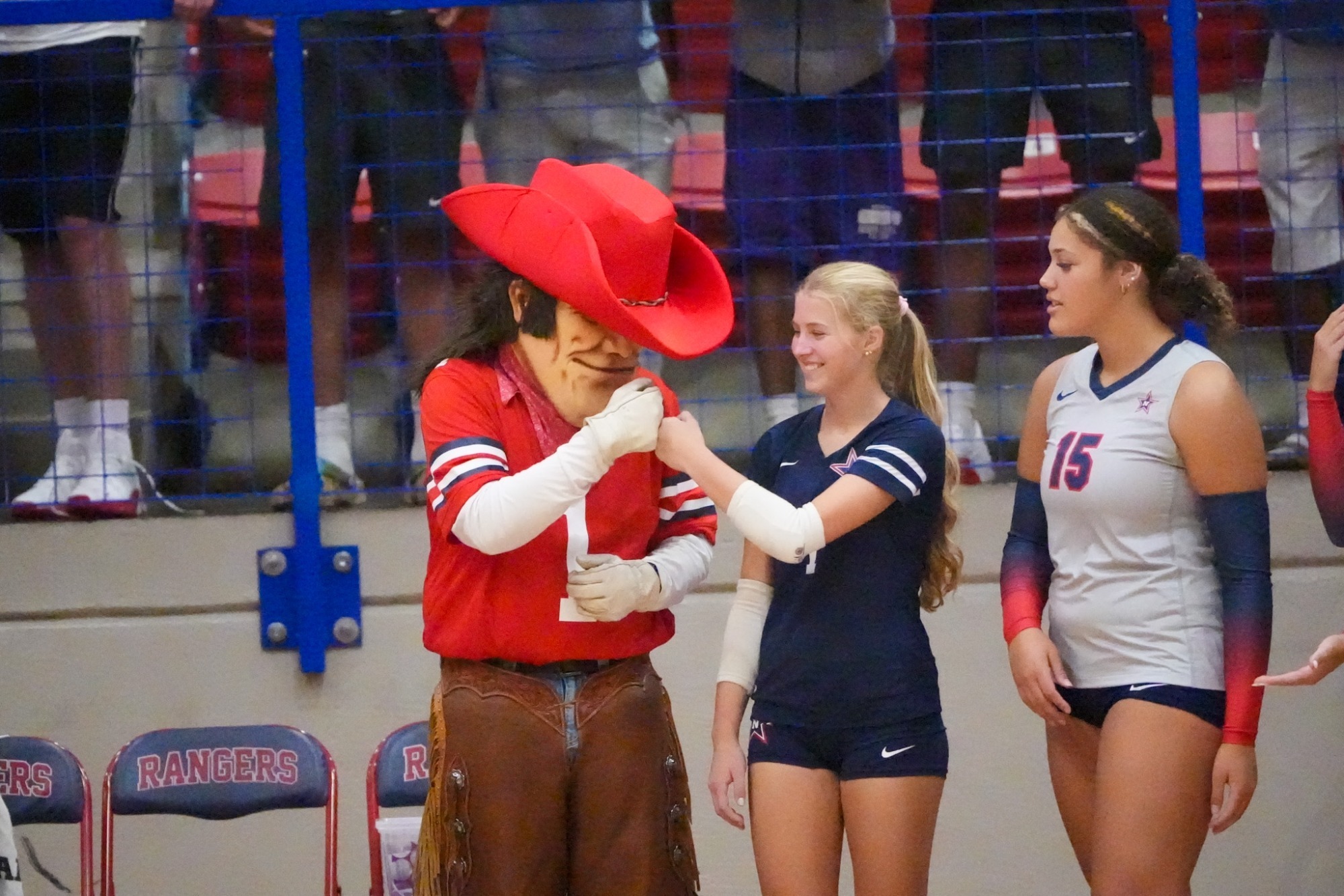 Danger with Laney Wier on the bench