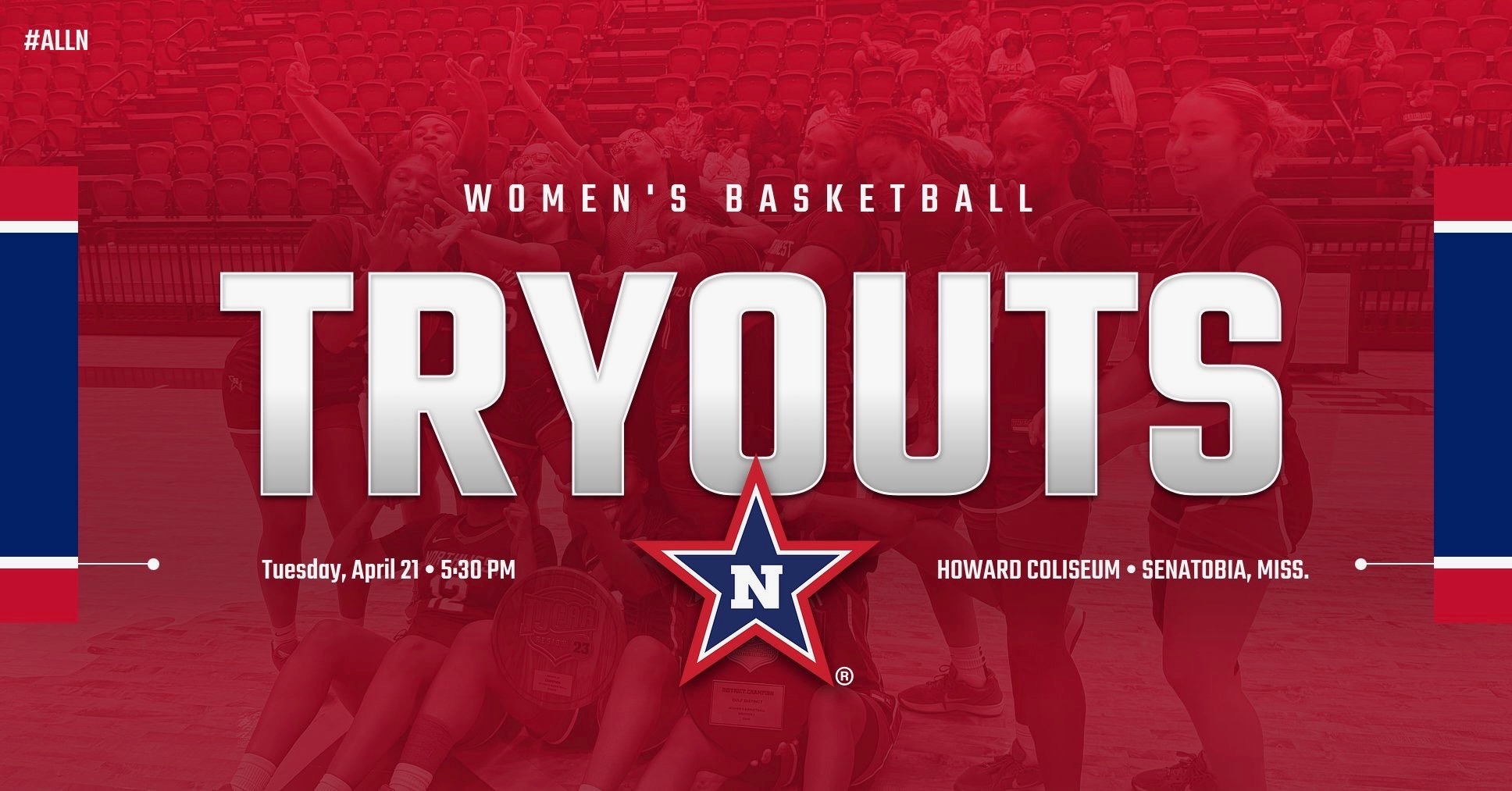Northwest Women's Basketball Open Tryouts Graphic 2026