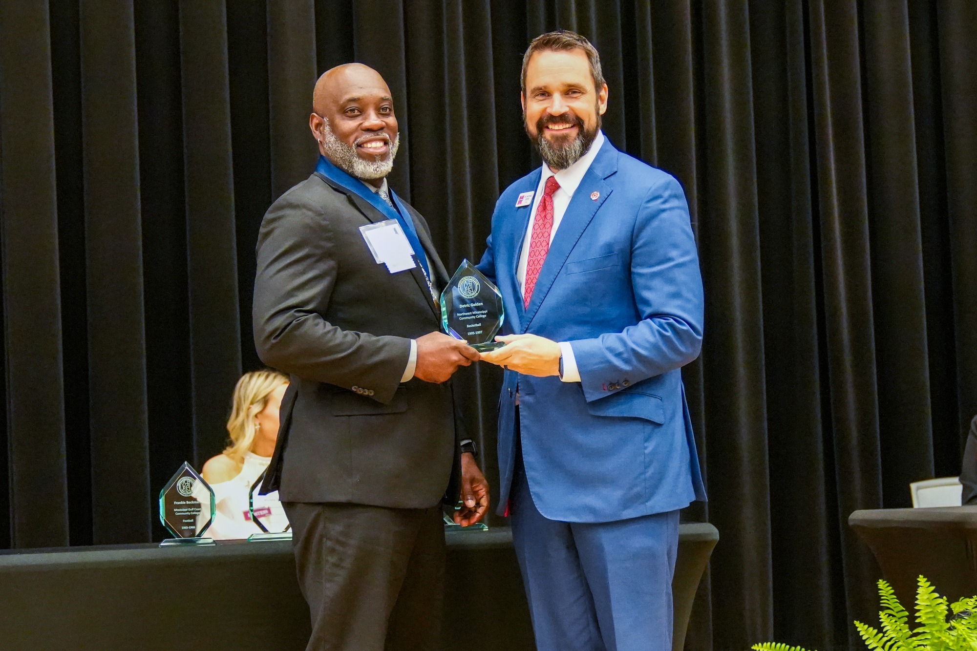 Dr. Heindl with Detric Gordon at HoF 2026