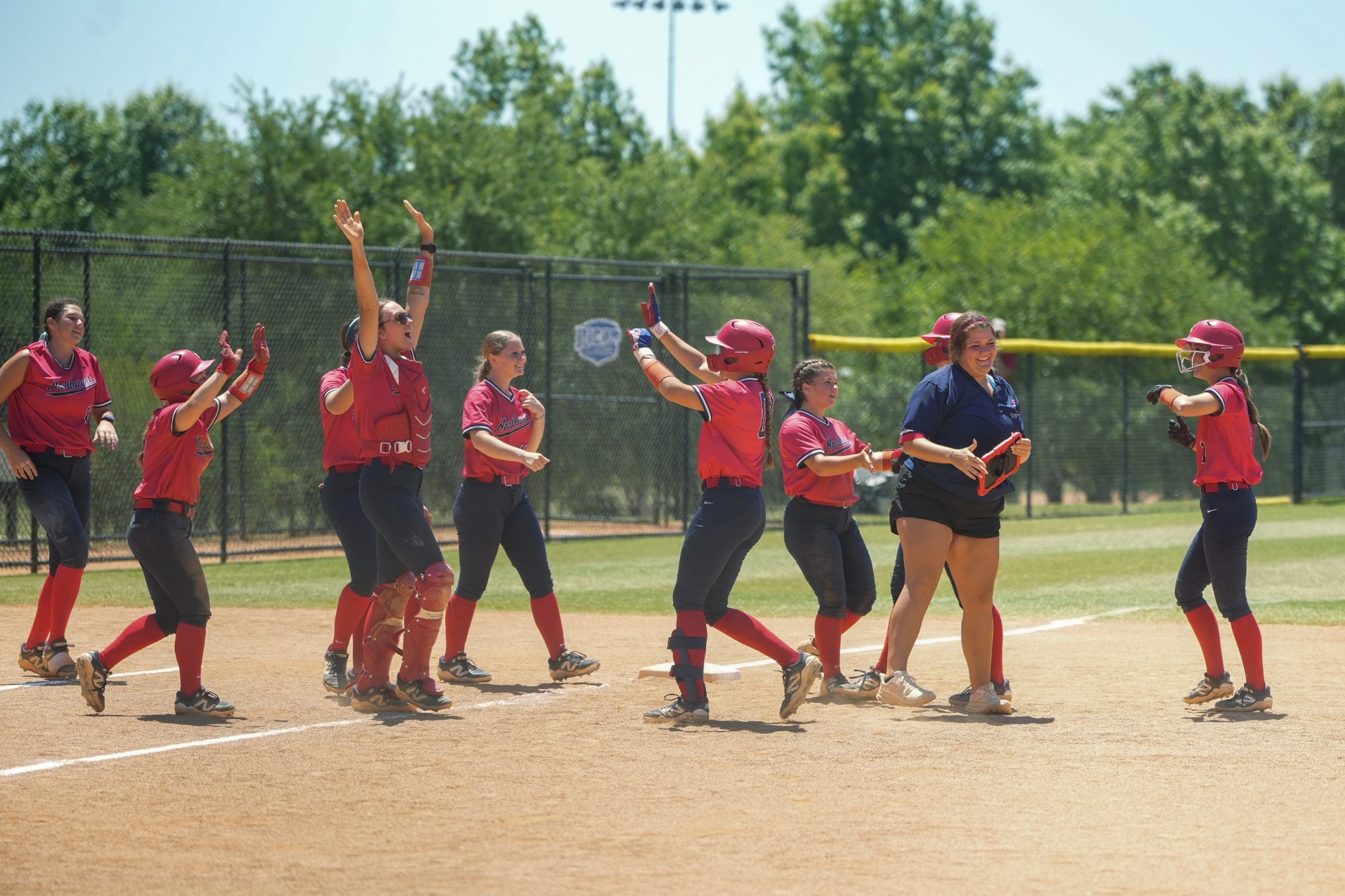 Walk-Off celebration vs Cecil College 2026