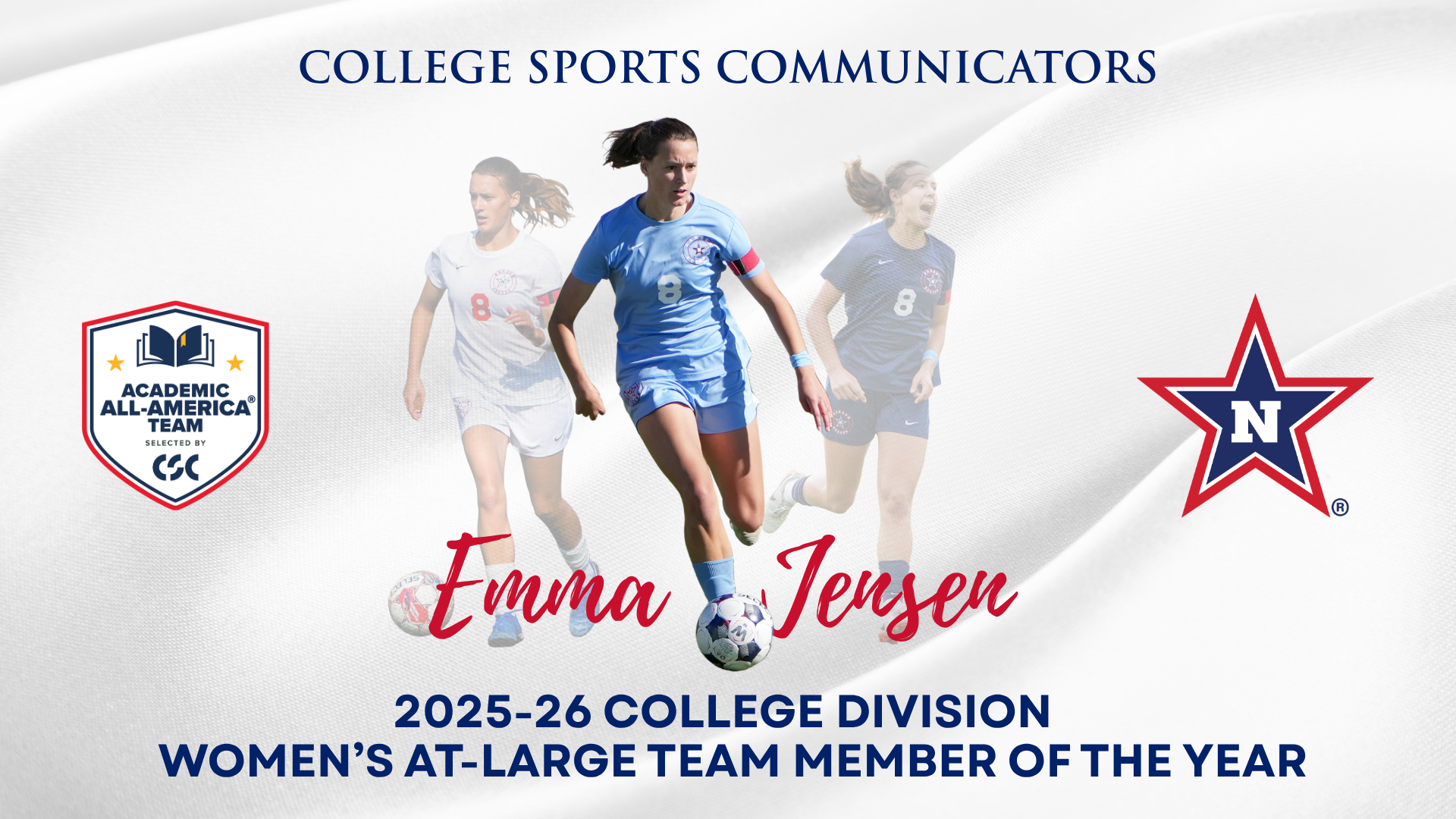 Emma Jensen CSC Team Member of the Year Graphic
