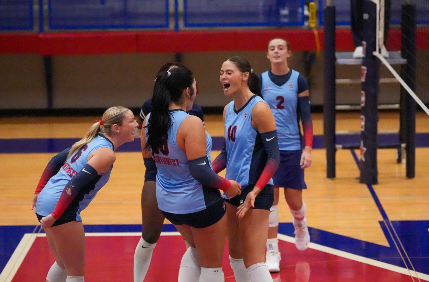 The Rangers celebrate against Pearl River