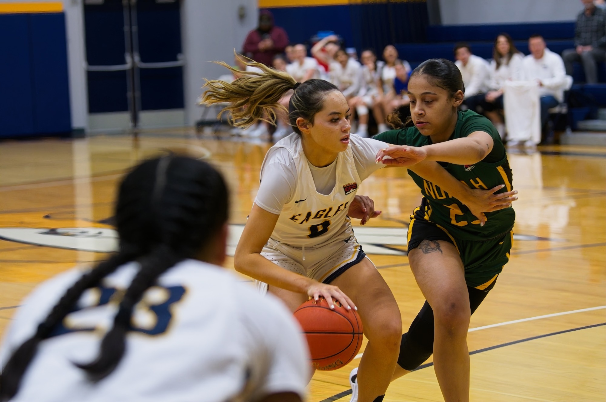 player with the ball