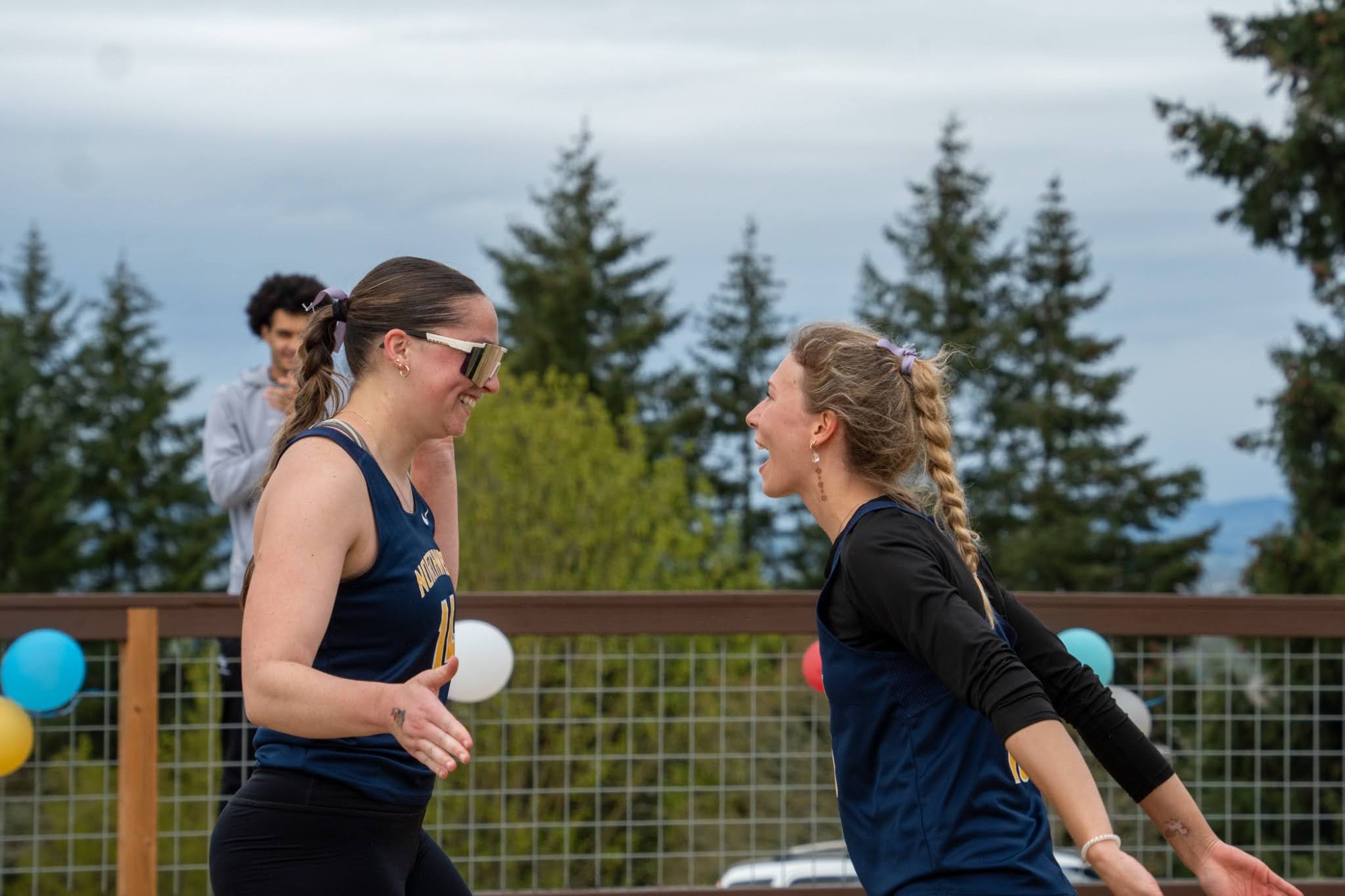 teammates celebrating 