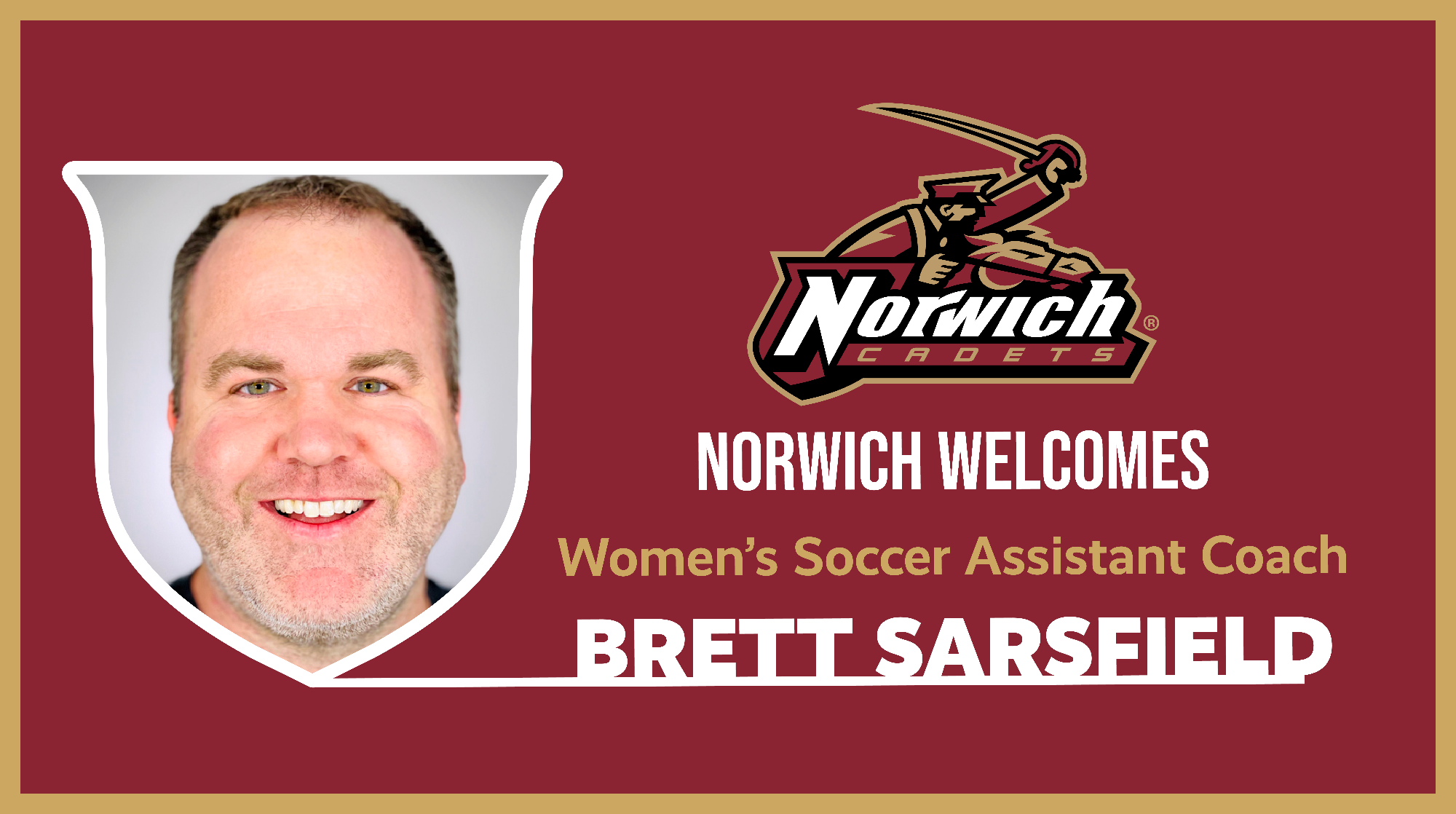 Women's Soccer Brett Sarsfield named assistant coach Norwich University