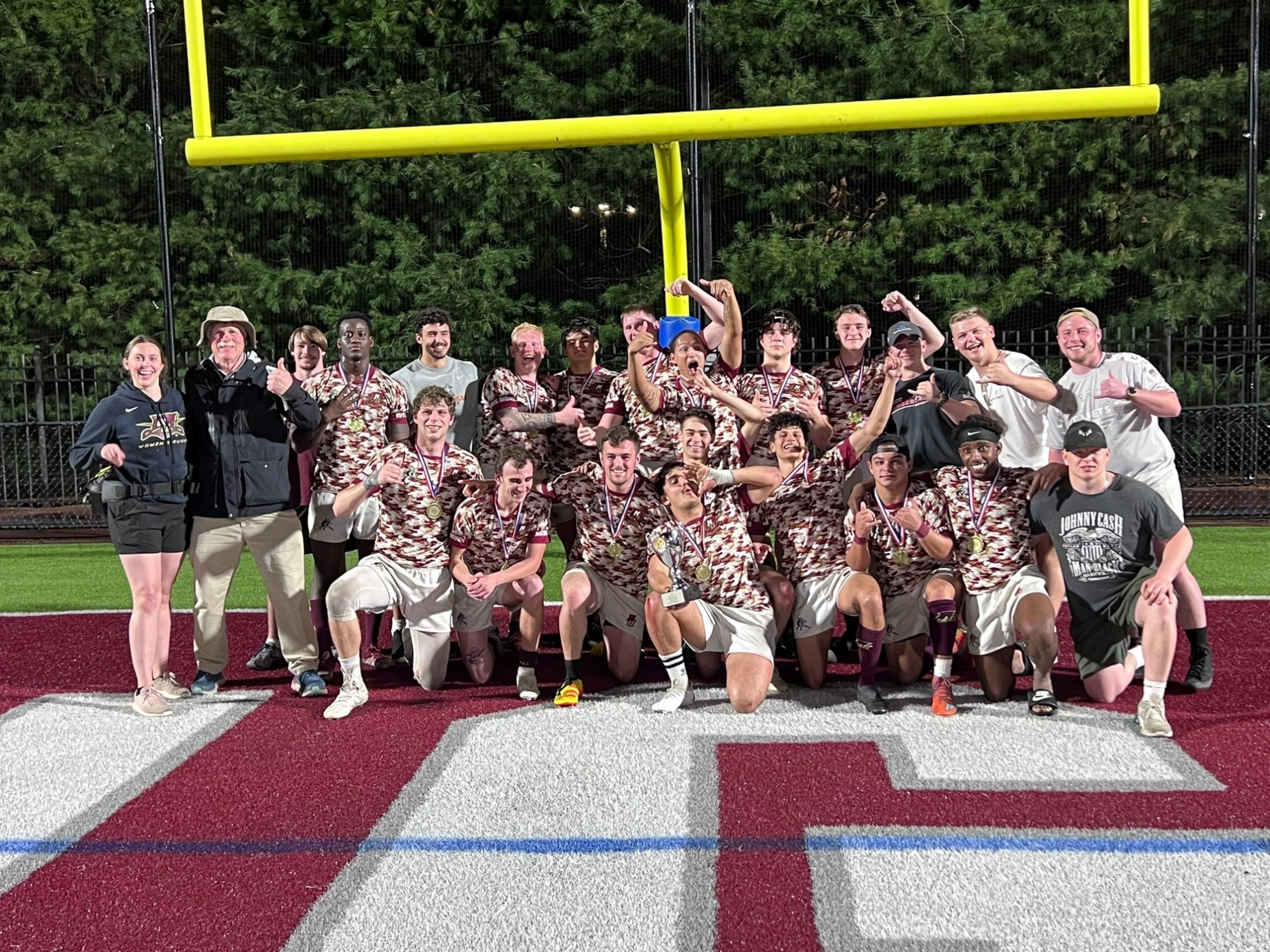 Men's Rugby Cadets Sweep NEWCRC 7s Tournament En Route to National Stage Norwich University