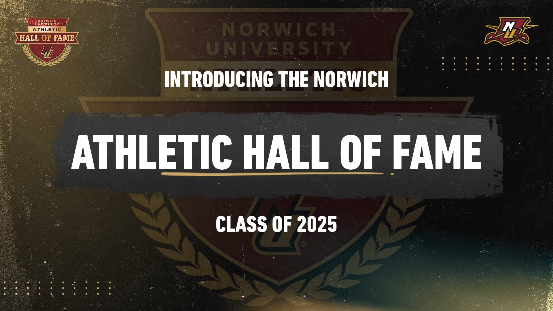 2025 Norwich Athletic Hall of Fame - landscape banner