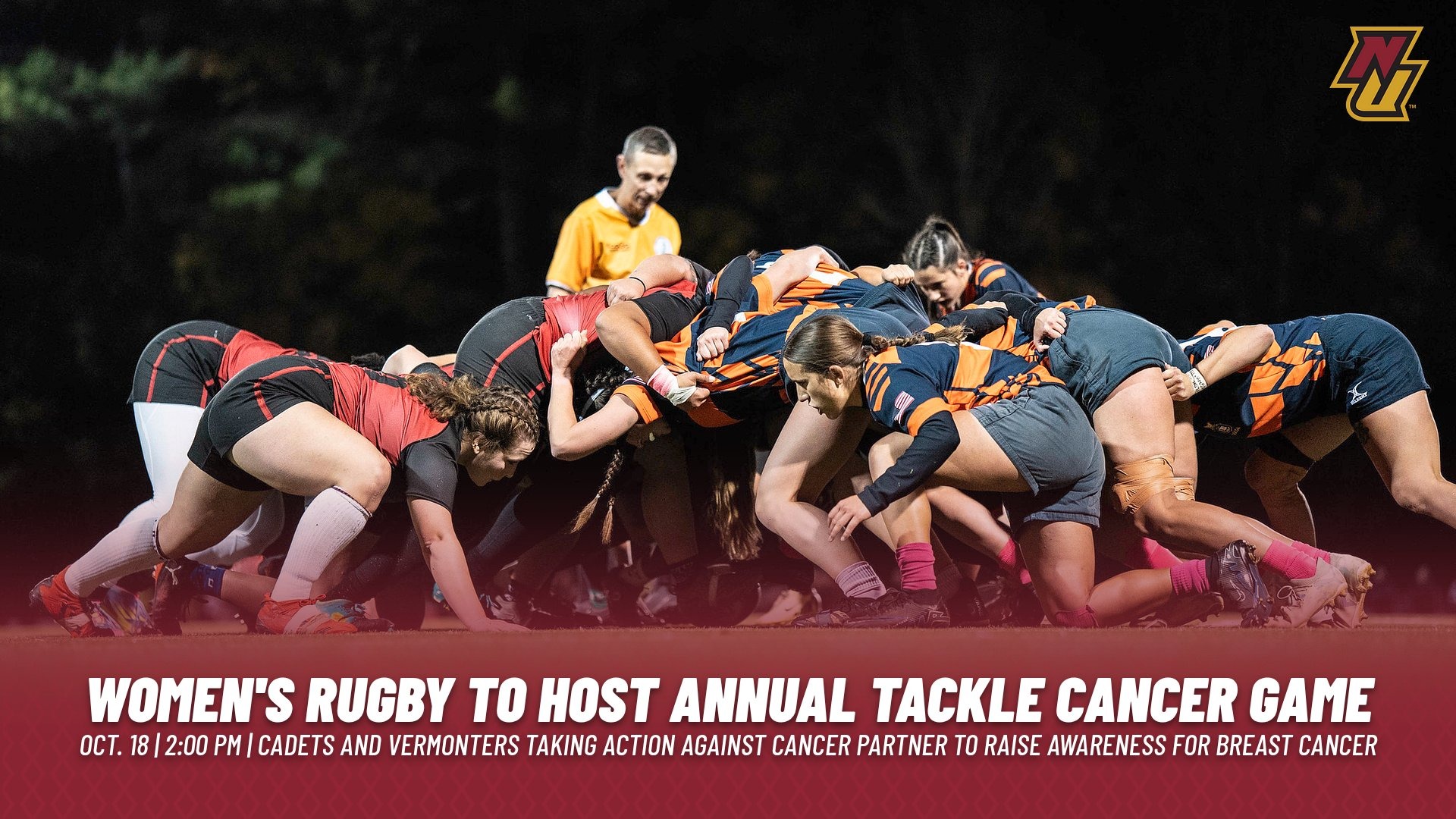 2025 WRUG - Tackle Cancer Game graphic