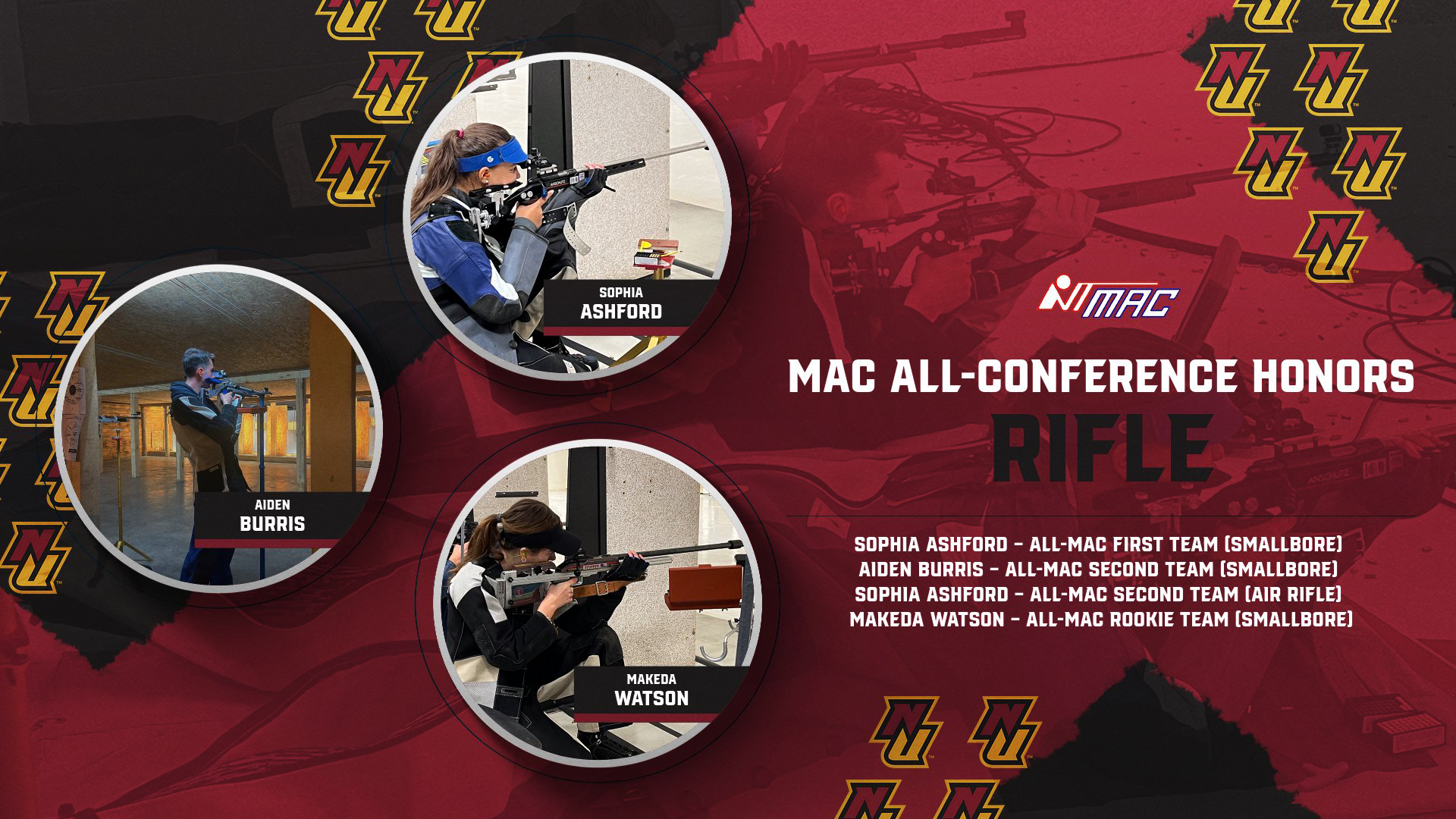 2024-25 RIFLE - All-Conference performers
