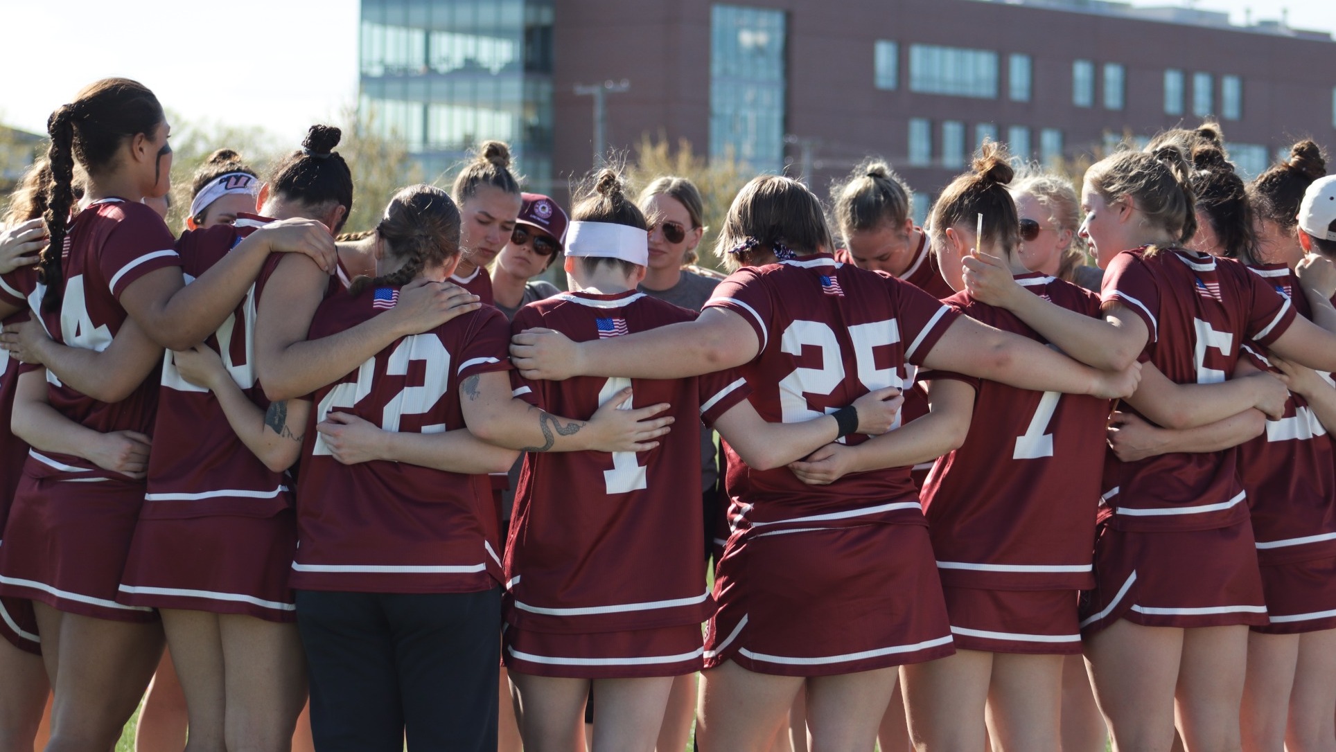 2025 WLAX - huddle shot