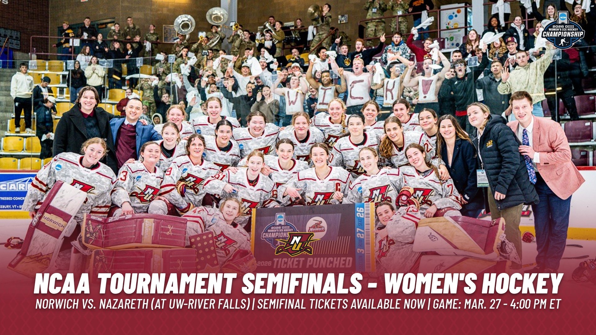 2026 NCAA WIH Semifinals - ticket info