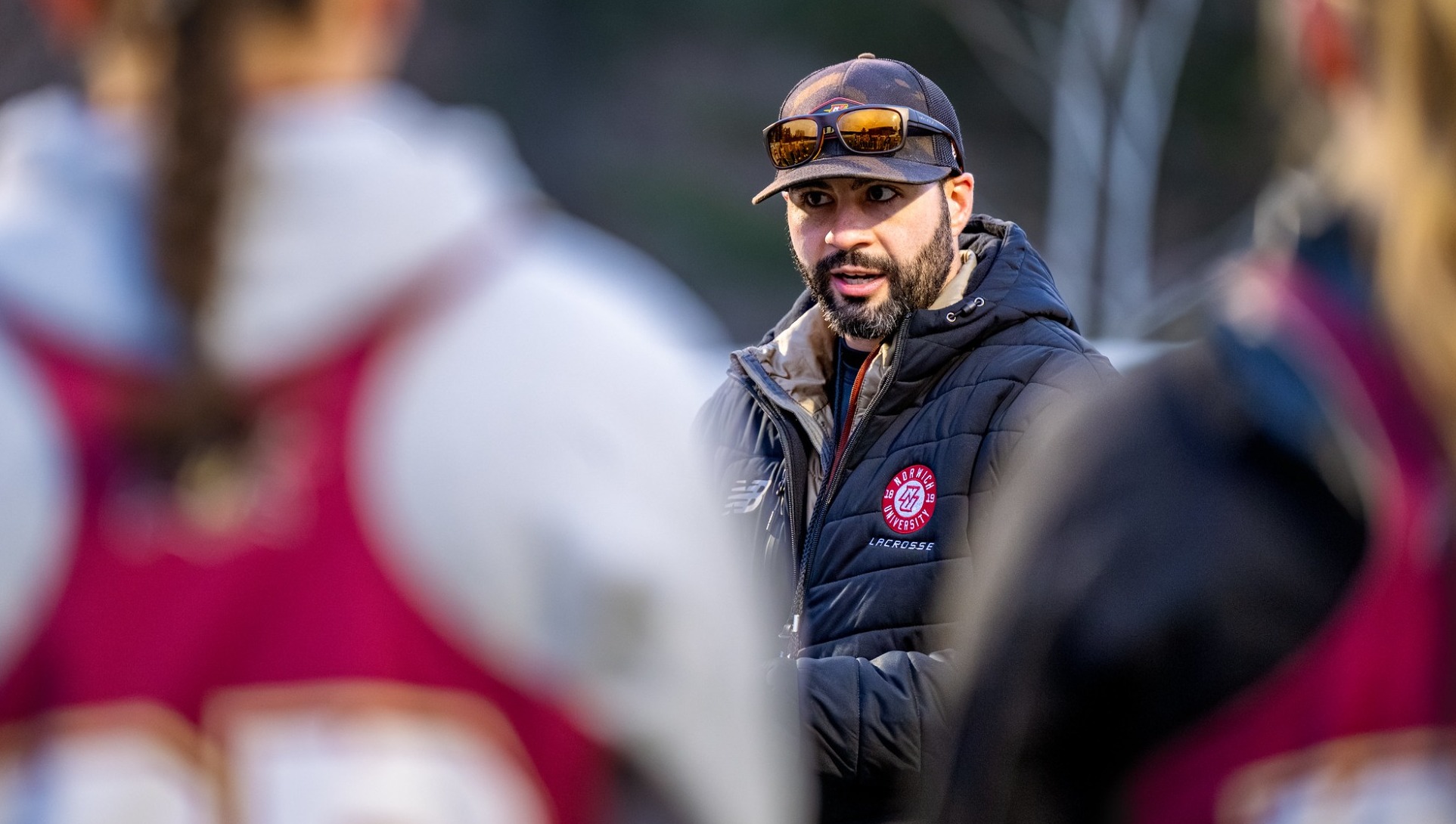 2026 WLAX - Thomas coaching action