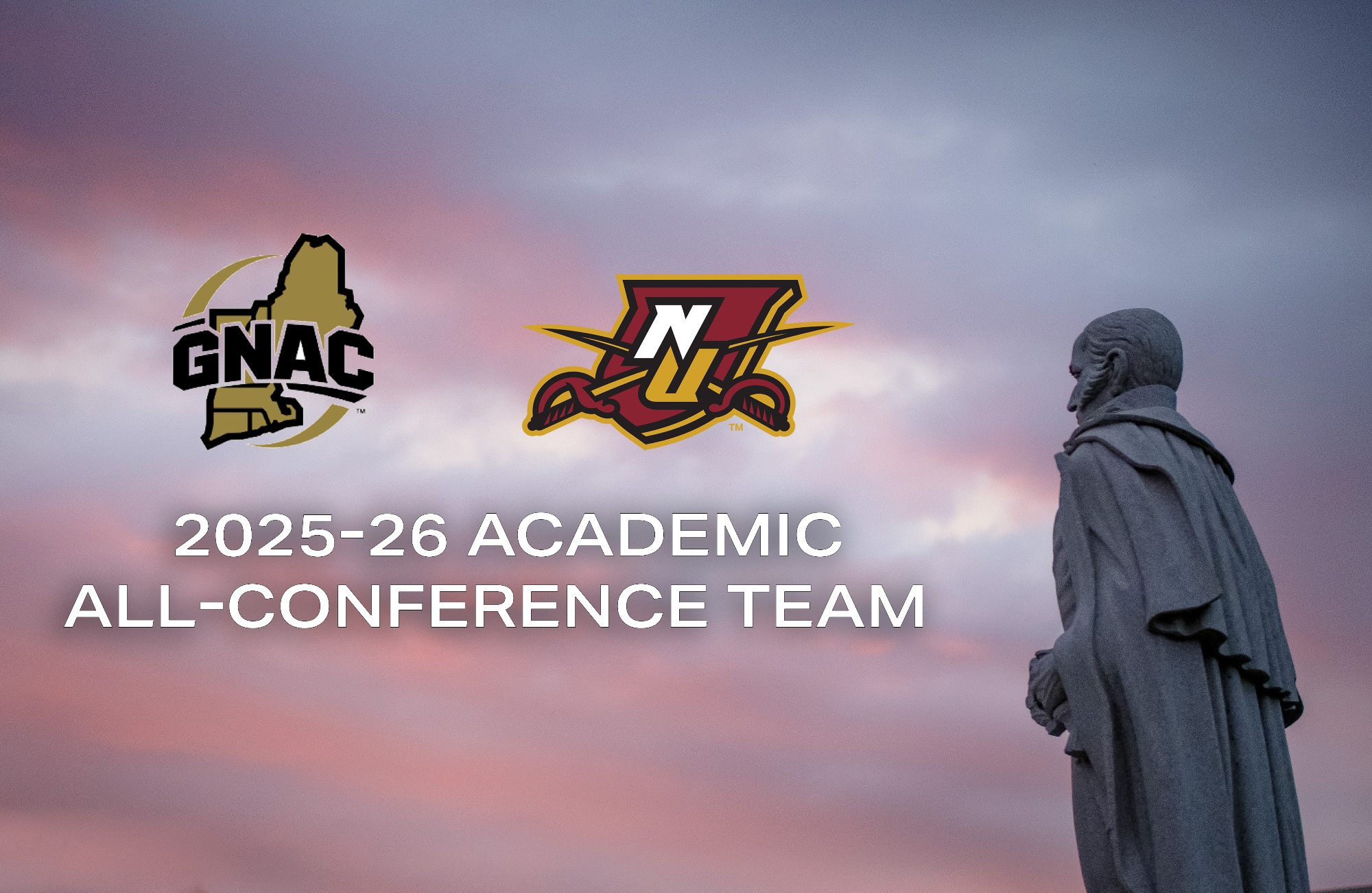 112 Cadets named to GNAC Academic All-Conference Team. 