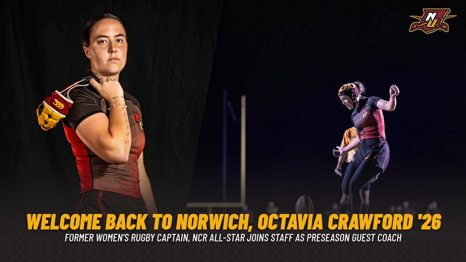 Octavia Crawford '26 joins preseason staff as guest coach.
