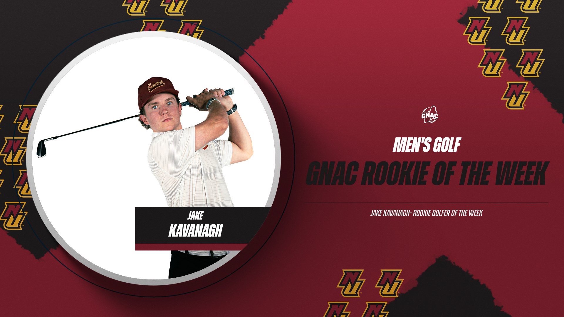 Jake Kavanagh wins GNAC Rookie of the Week