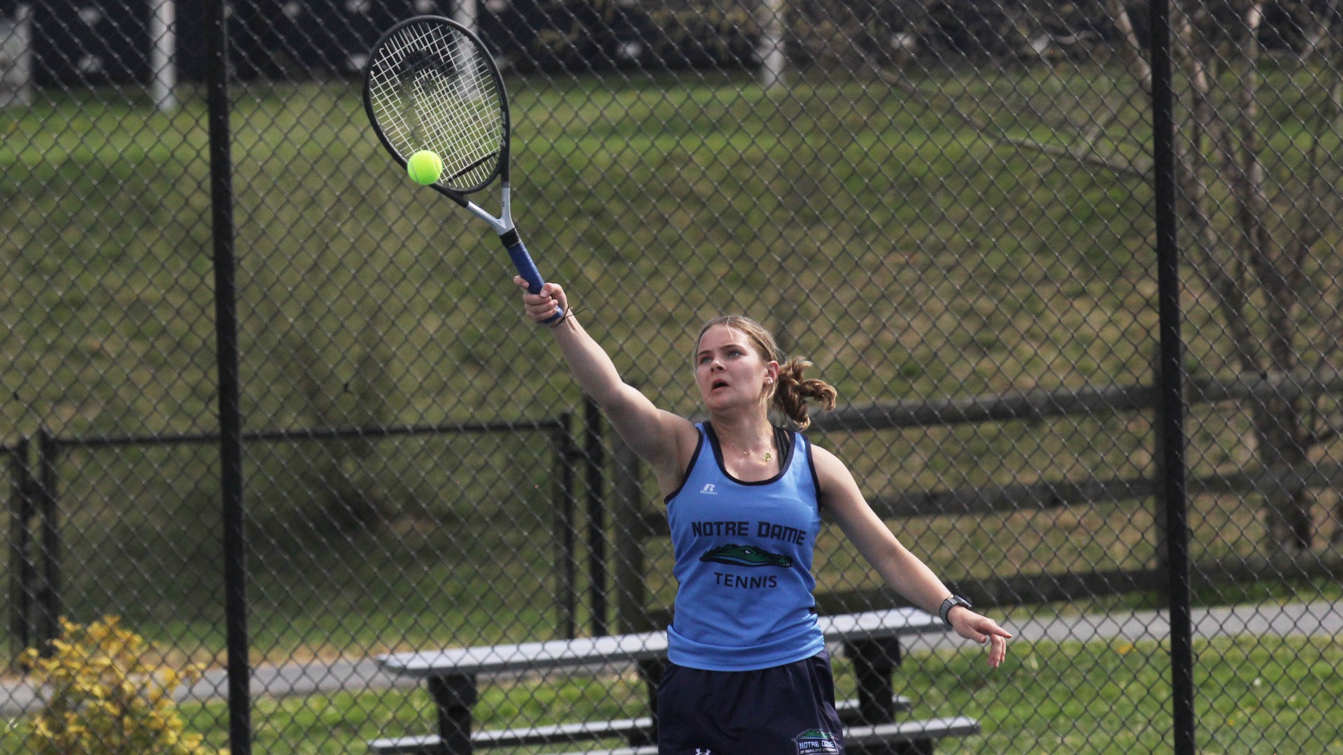 Women's Tennis Sweeps Saint Elizabeth Notre Dame of Maryland