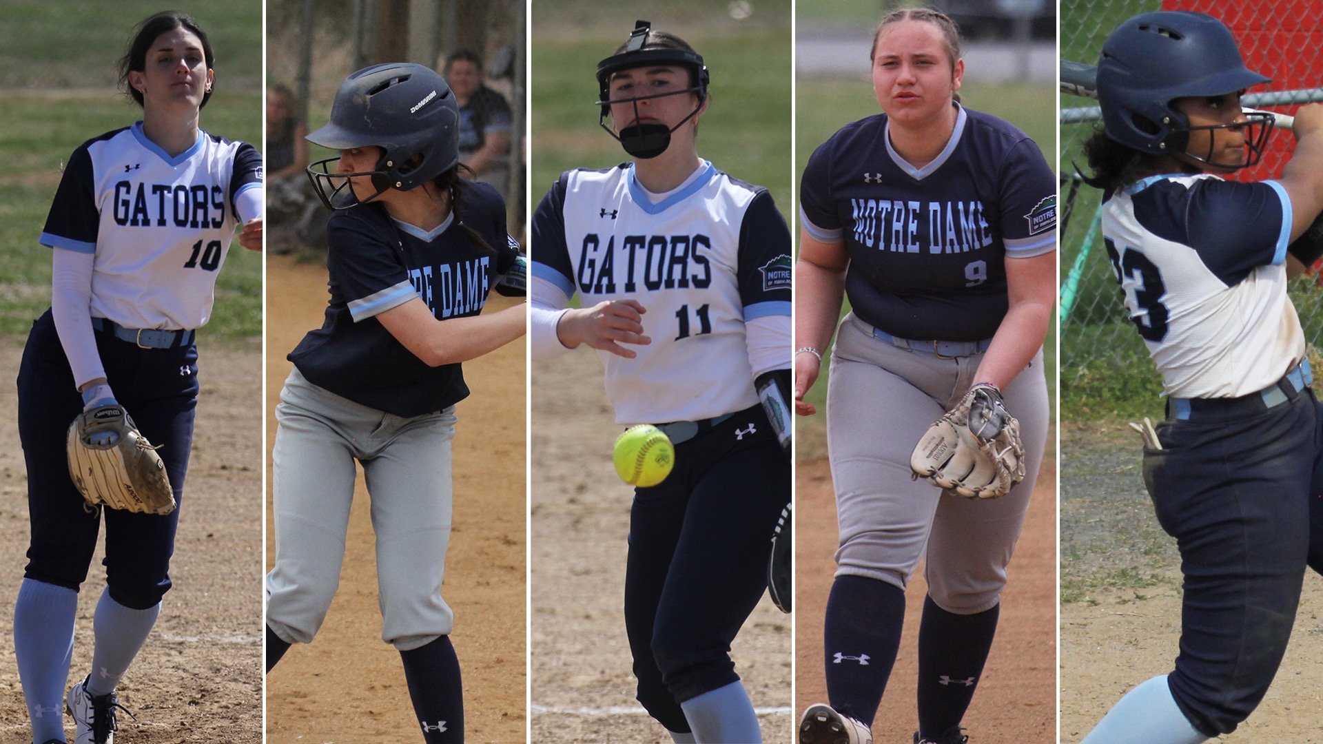 Softball Earns Five AllConference Selections Notre Dame of Maryland