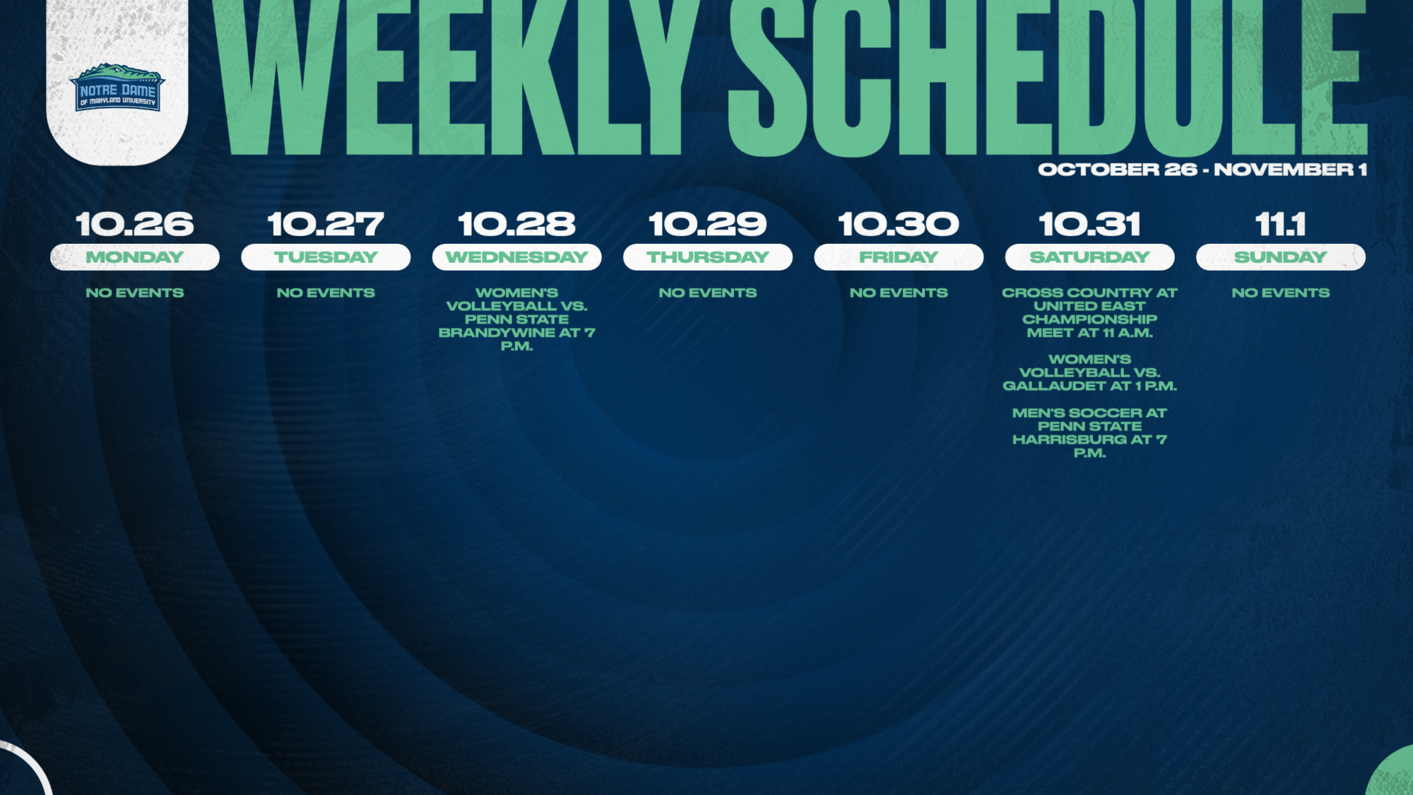 This Week - October 26
