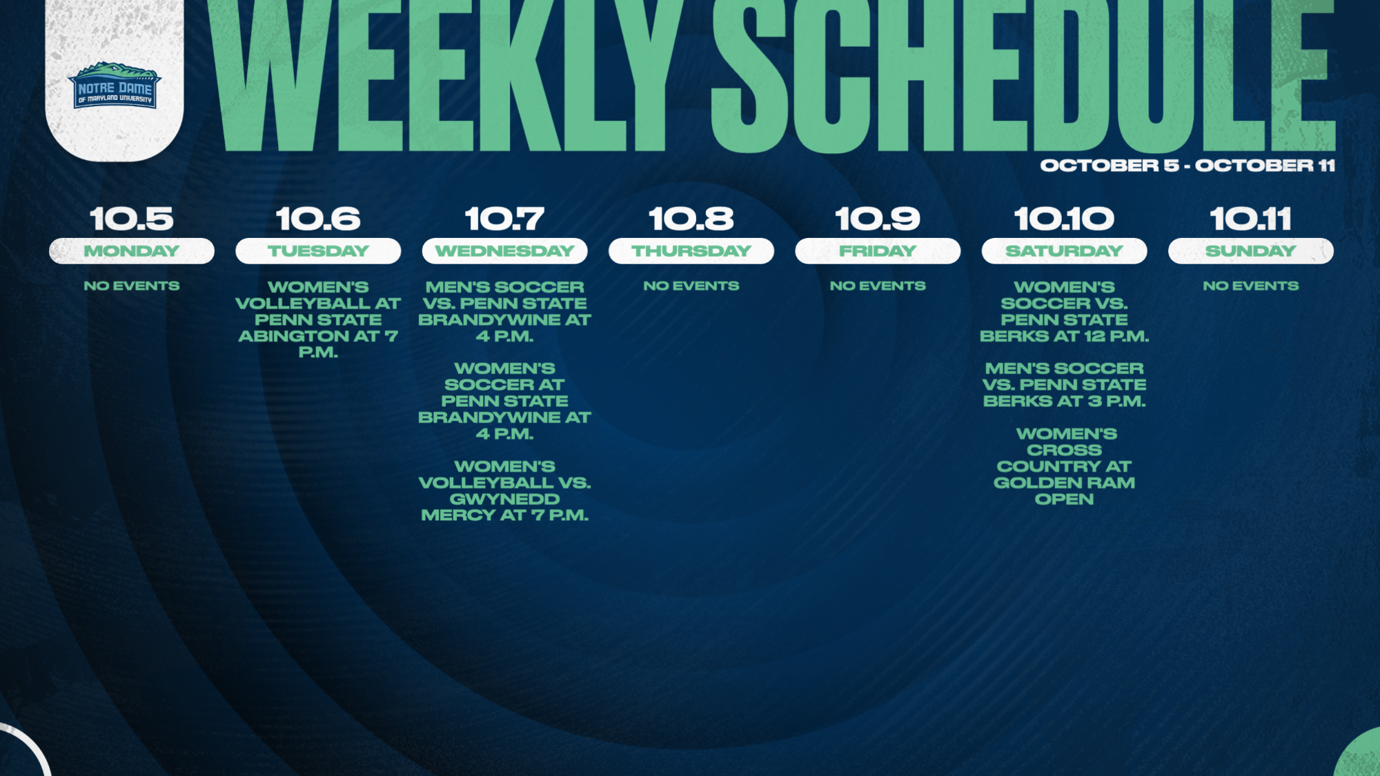 This Week - October 5