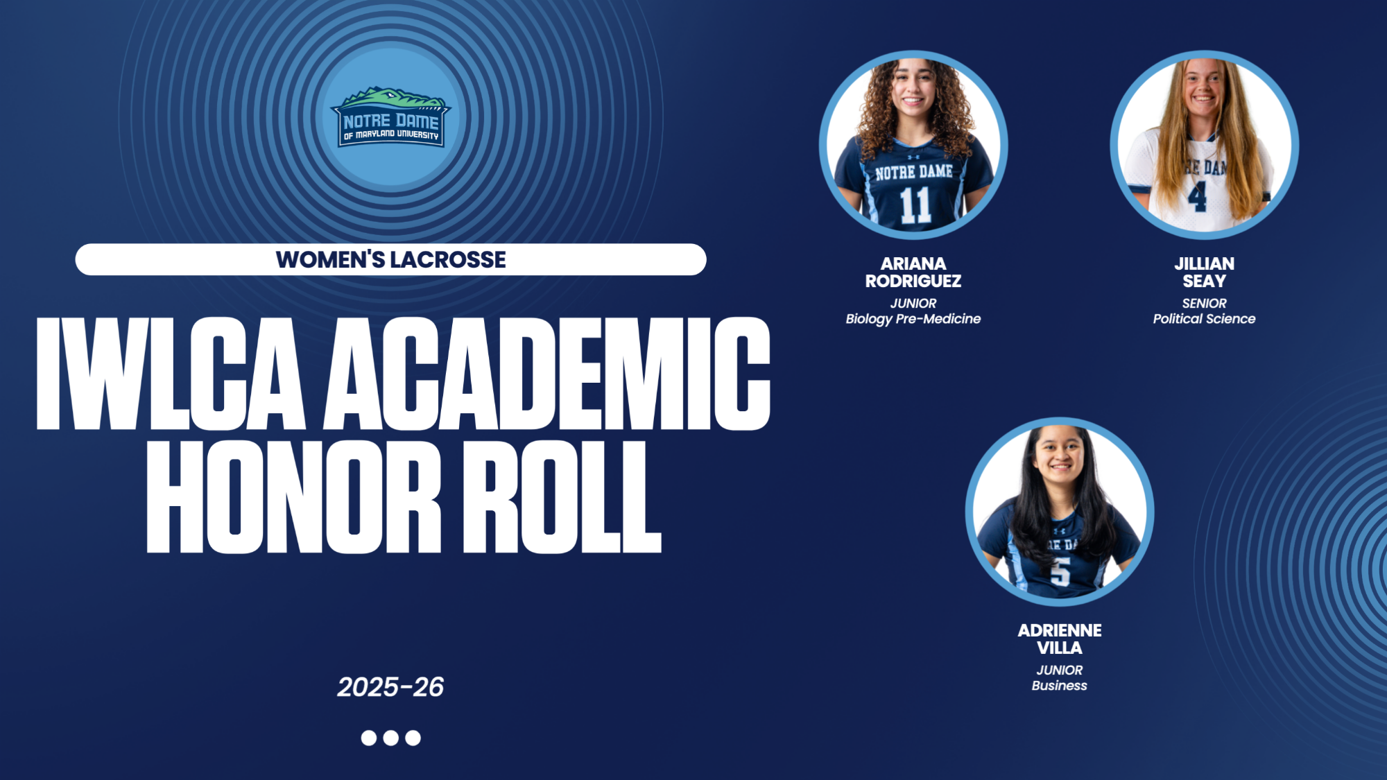 IWLCA Academic Honor Roll