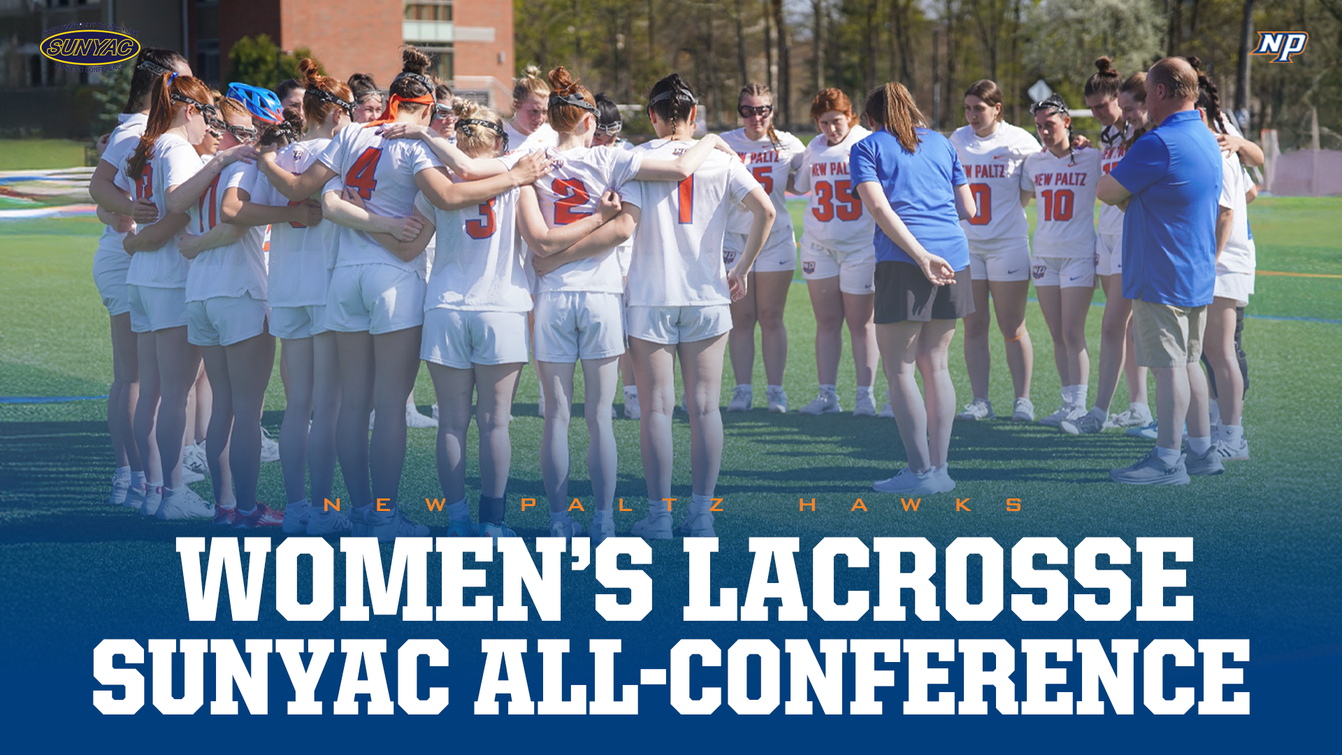 Women's Lacrosse All-SUNYAC 2025 main story graphic