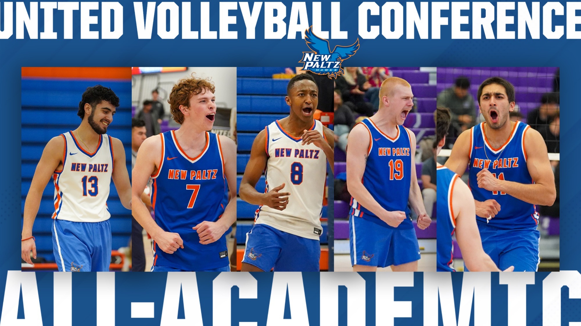 Men's Volleyball UVC All-Academic Squad main story graphic