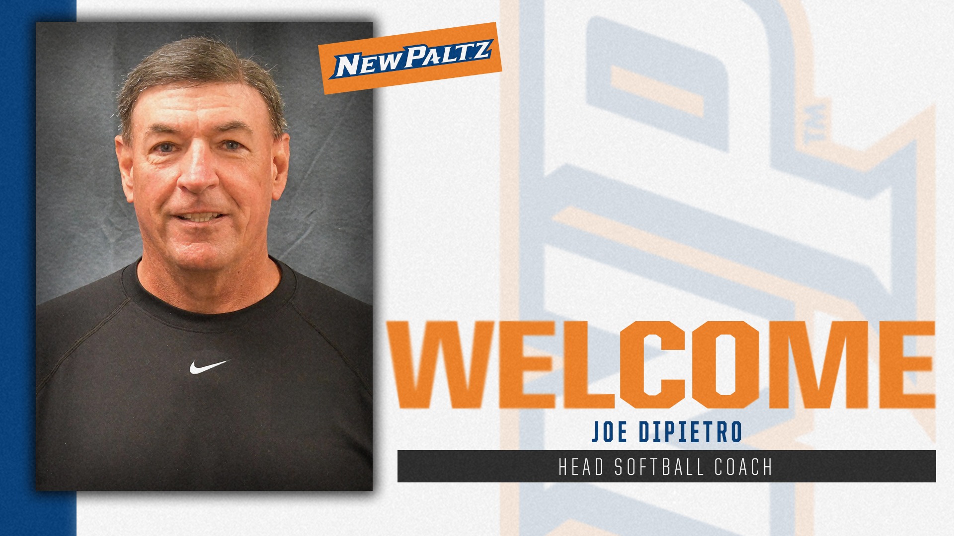 Joe DiPietro head softball coach hire main story graphic